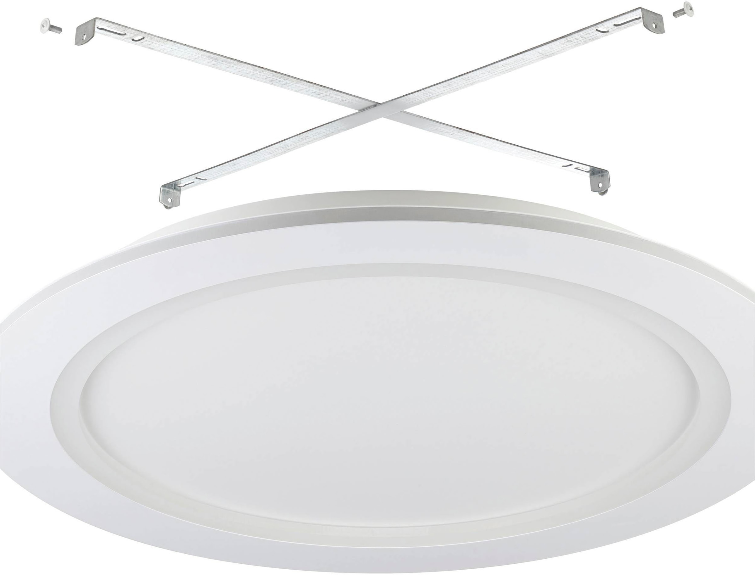 EGLO Deckenleuchte »Padrogiano-Z Deckenlampe, ZigBee 3.0, App und Sprachsteuerung, Lampe« LED-Modul 1 Stk. Kaltweiß | RGB ZigBee, App und Sprachsteuerung Alexa, RGB Rahmen, dimmbar, Ø 60 cm