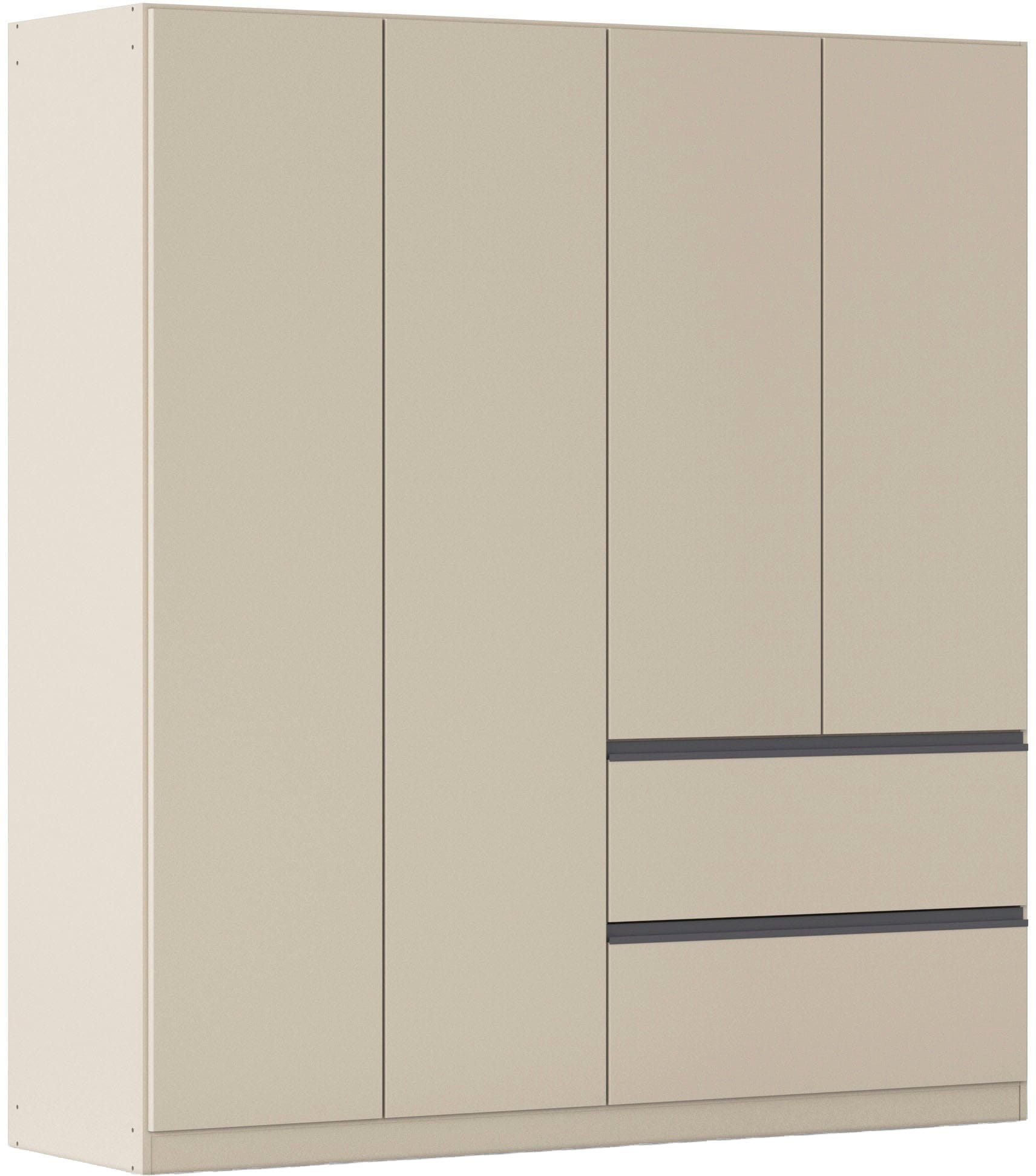 rauch Drehtürenschrank "Kleiderschrank Schrank Garderobe COSTA in den Breiten 91/136/181 cm" in 3 Ausstattungen BASIC/CLASSIC/PREMIUM, viel Platz, grifflose Front und Push-to-Open Funktion MADE IN GERMANY