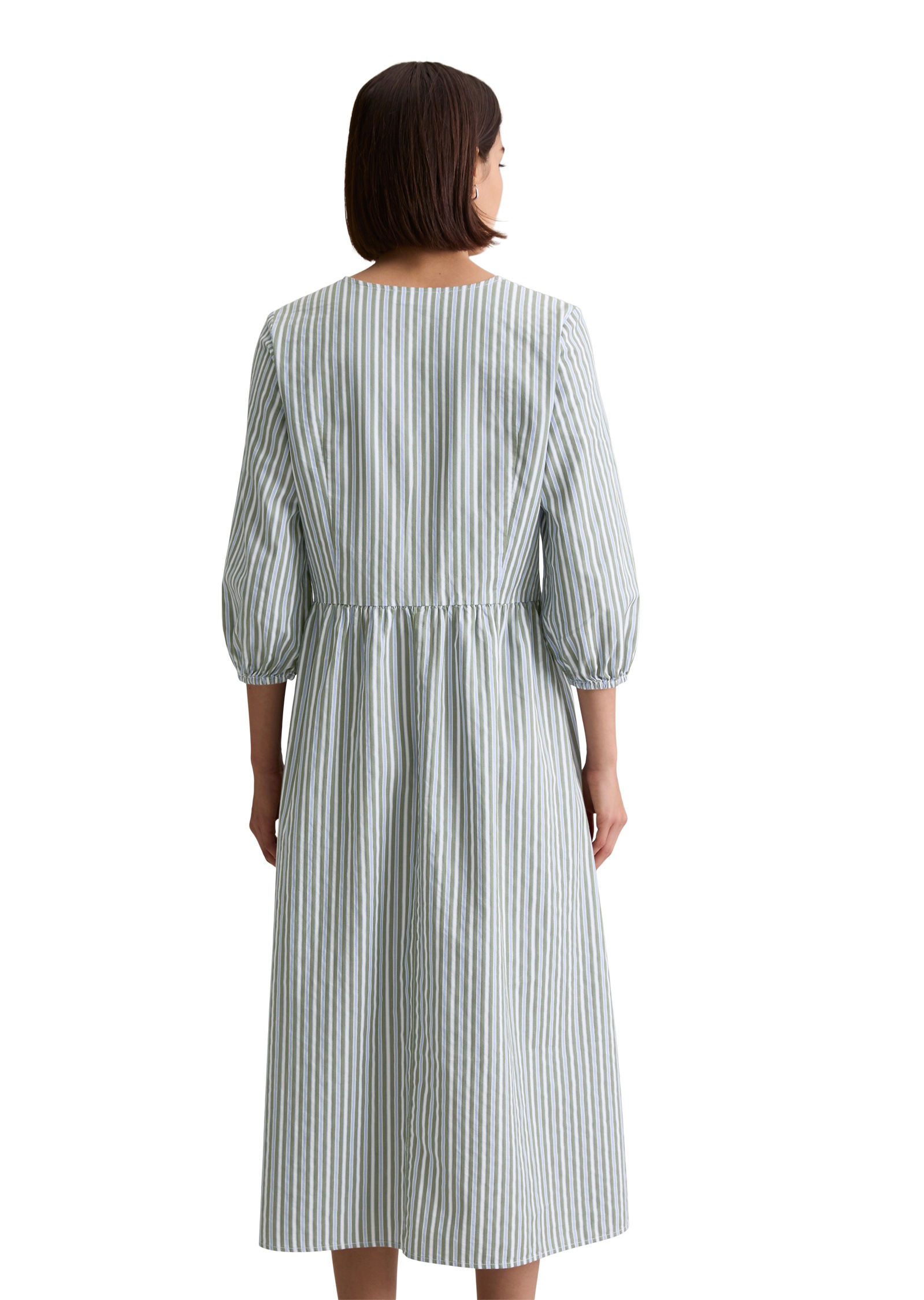 Marc O'Polo DENIM Midikleid »aus Baumwoll-Dobby«