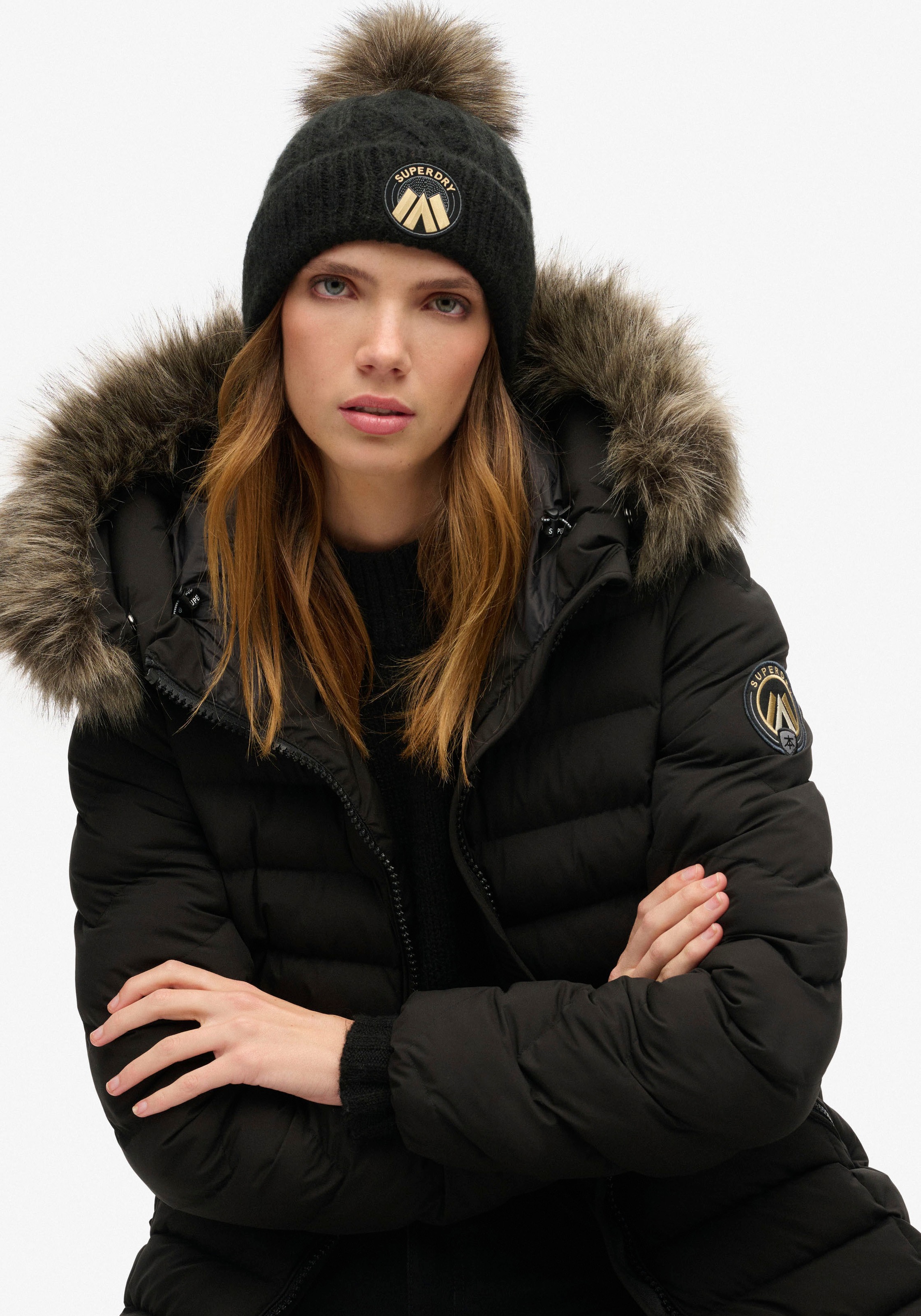 Superdry "CABLE LUXE KNIT BEANIE HAT" günstig online kaufen