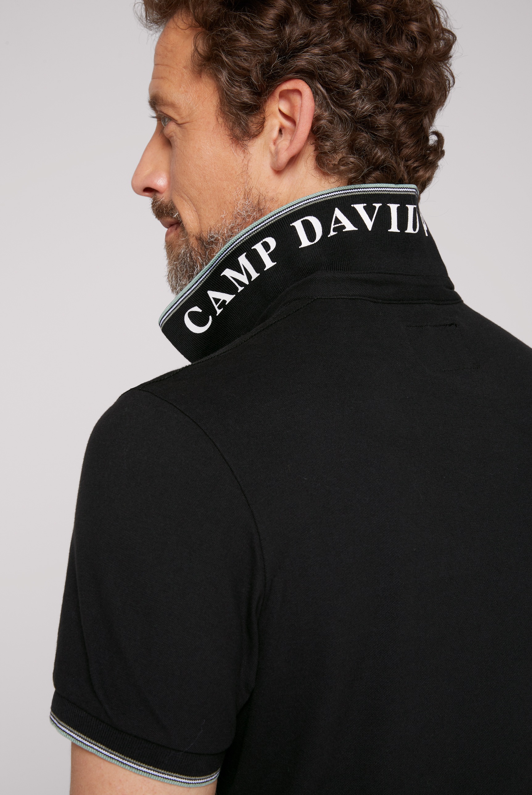 Black Friday CAMP Poloshirt, | BAUR DAVID aus Bio-Baumwolle