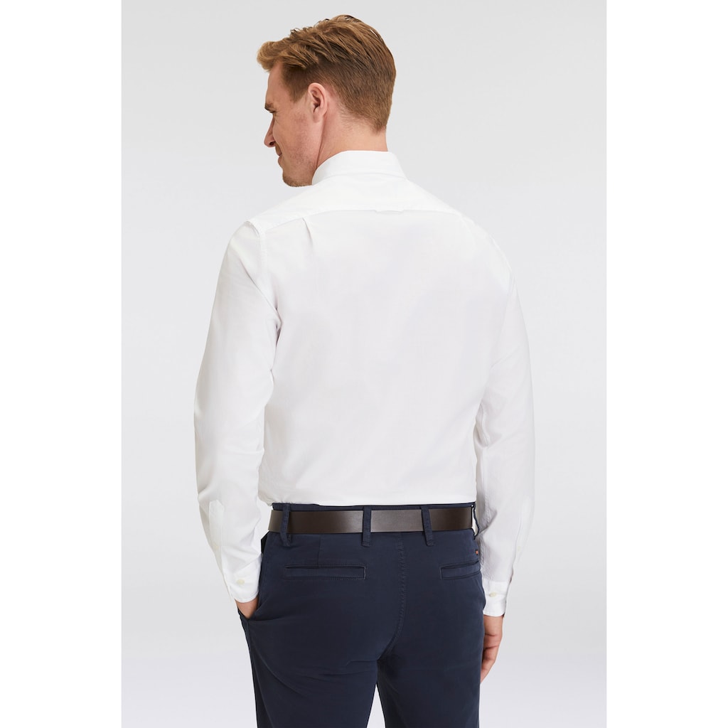 Gant Langarmhemd »Slim Fit Popeline Hemd leichte Baumwolle strapazierfähig pflegeleicht«