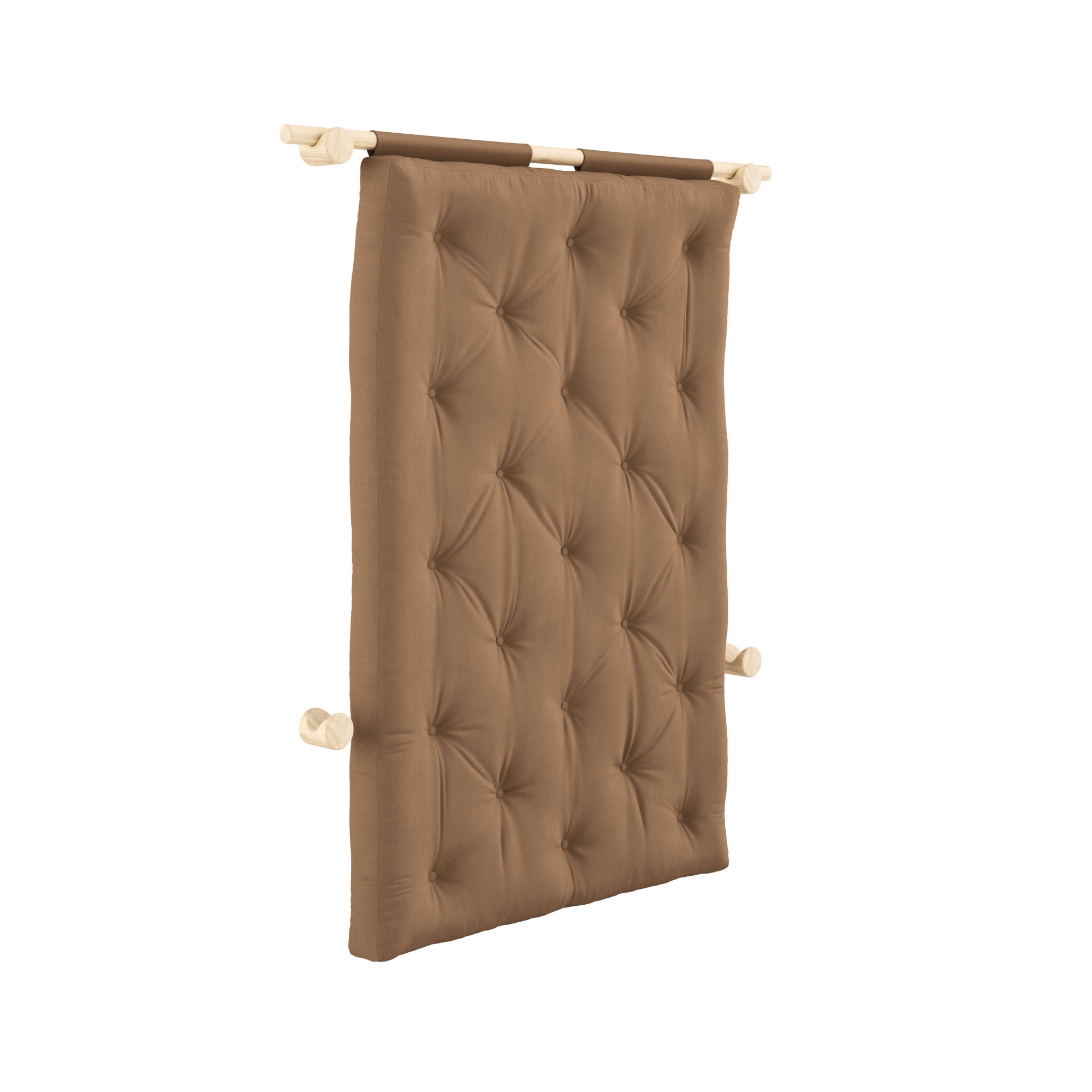 Karup Design Schlafsofa »Hooked Schlafsessel, Sitz- und Schlafplatz, Wandmontiert, platzsparend«, Futonmatratze inkl. Halterungsset aus FSC®-zertifiziertem Massivholz