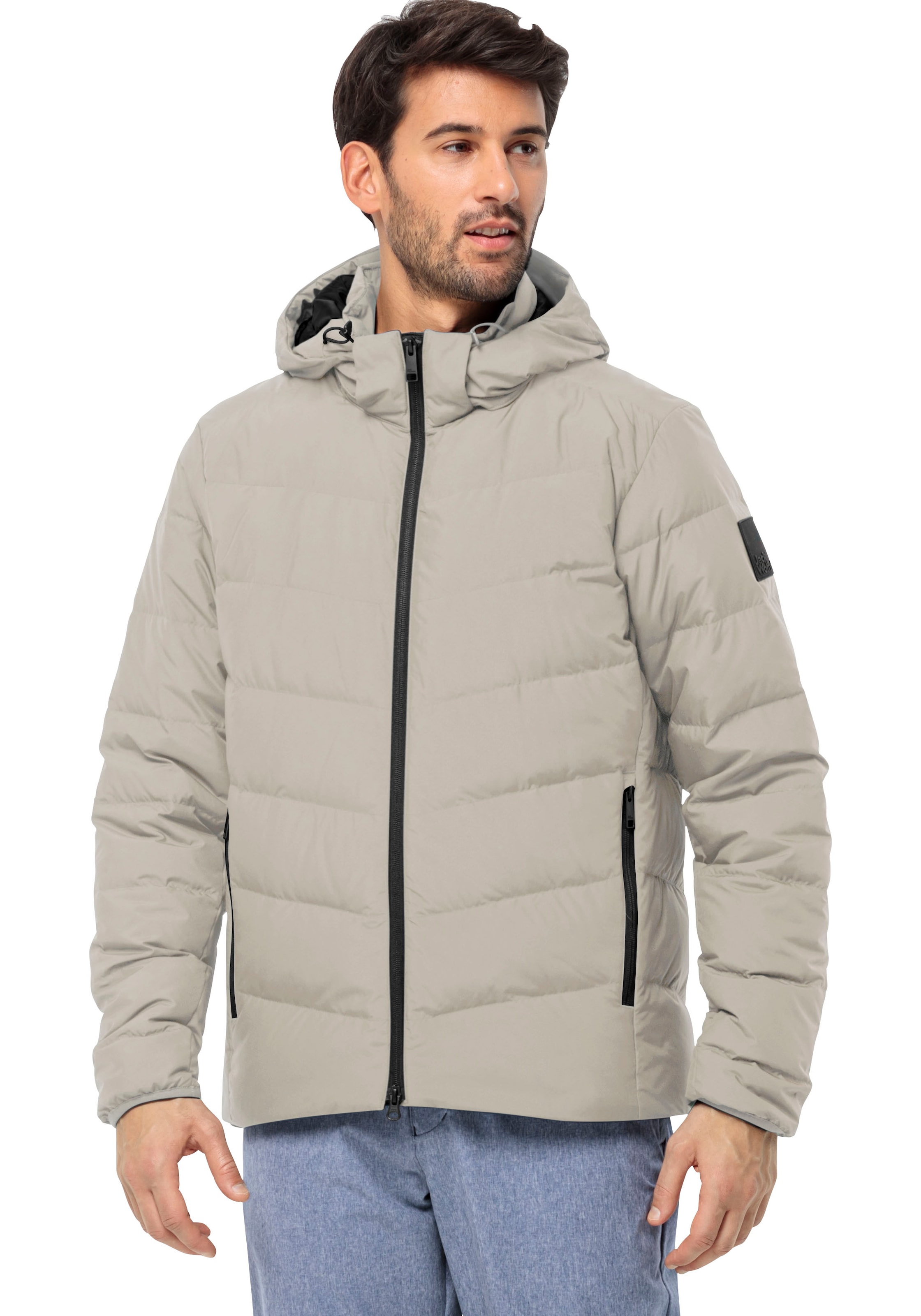 Jack Wolfskin Steppjacke "COLONIUS", mit Kapuze, Wärmend, winddicht, Überga günstig online kaufen