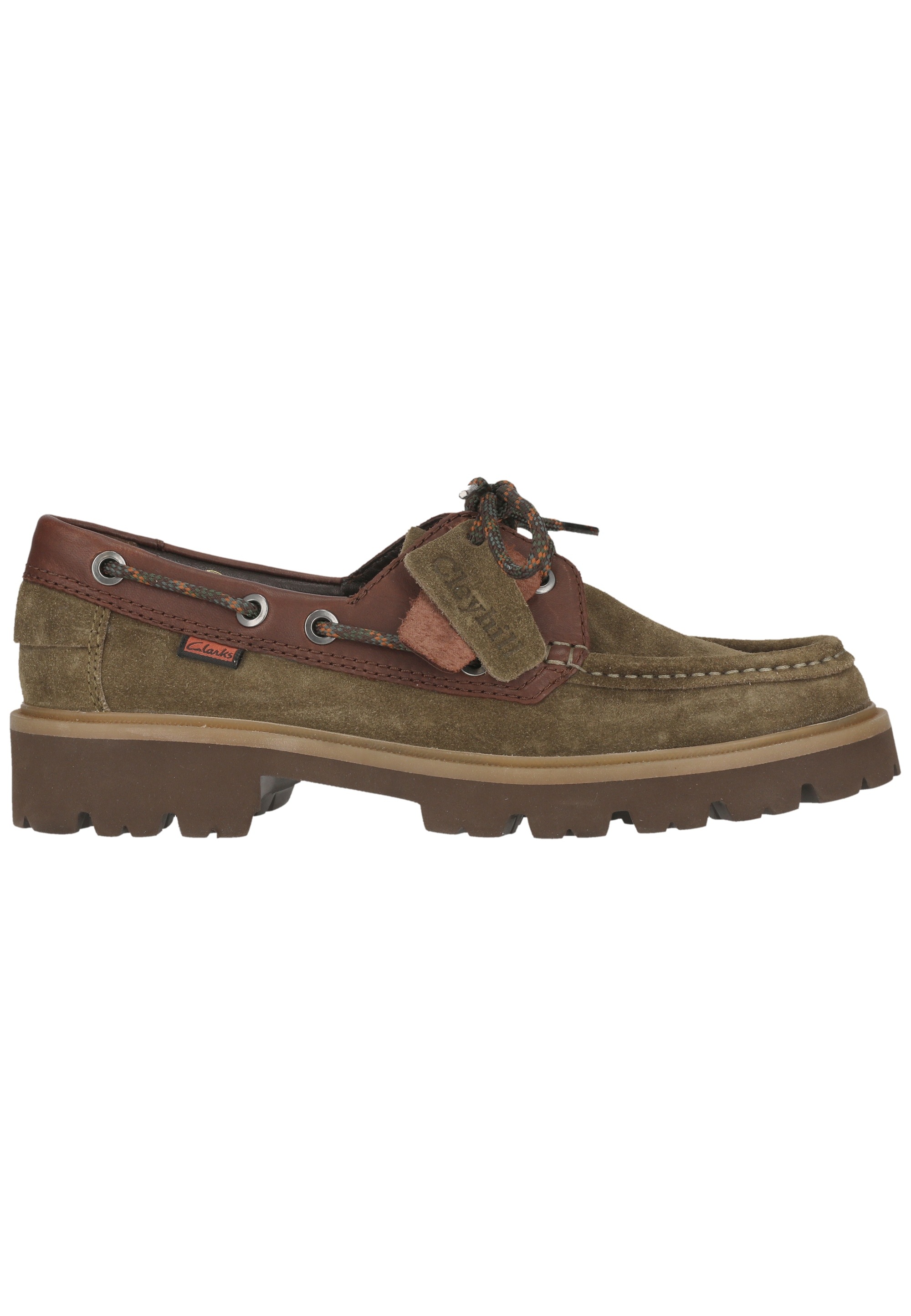 Thumbnail - Clarks Schnürschuh "Cleyhill Boat" mit markanter XTRALITE-Sohle
