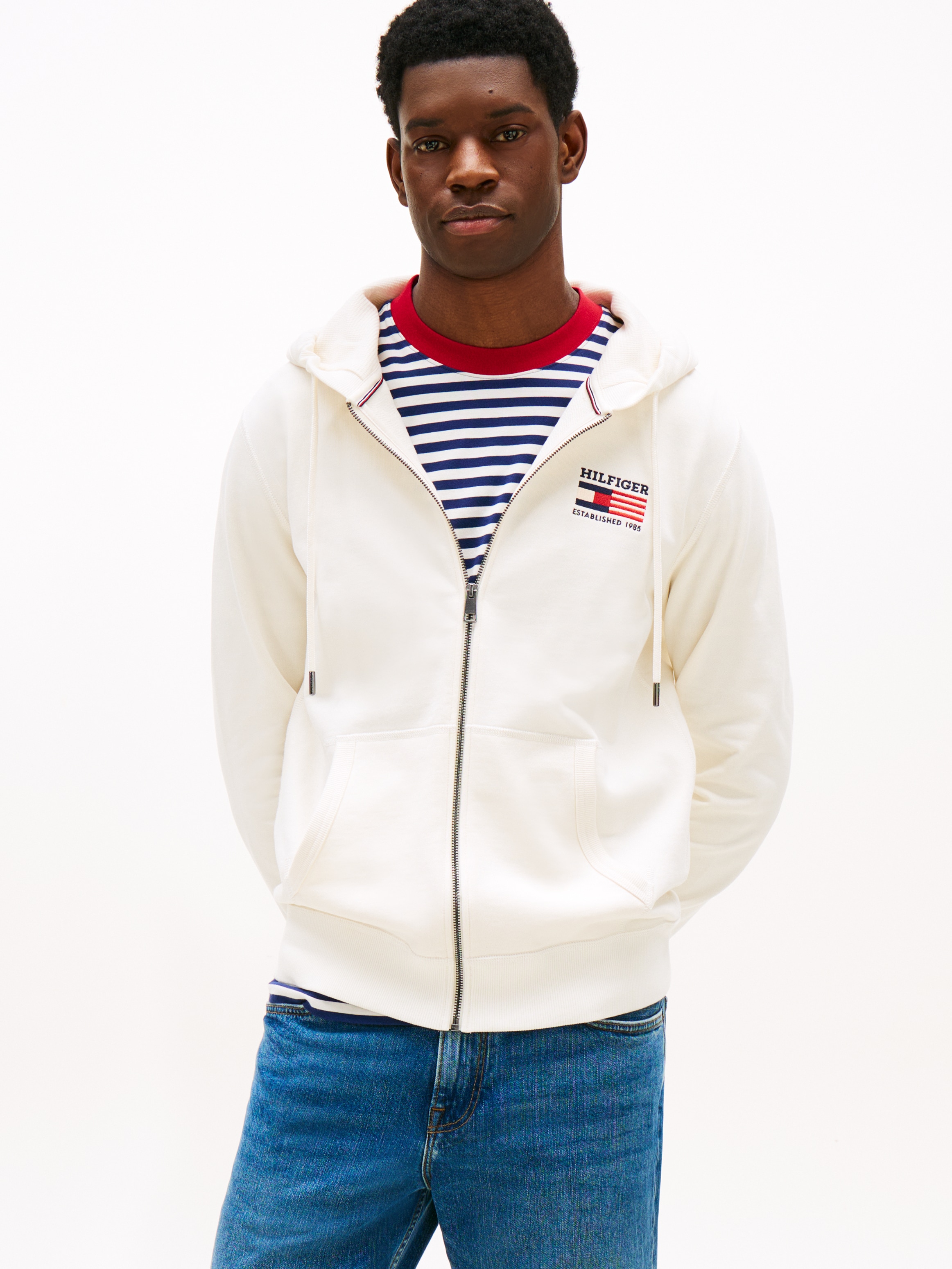 Tommy Hilfiger Kapuzensweatjacke "AMERICANA ZIP THROUGH HOODY" günstig online kaufen