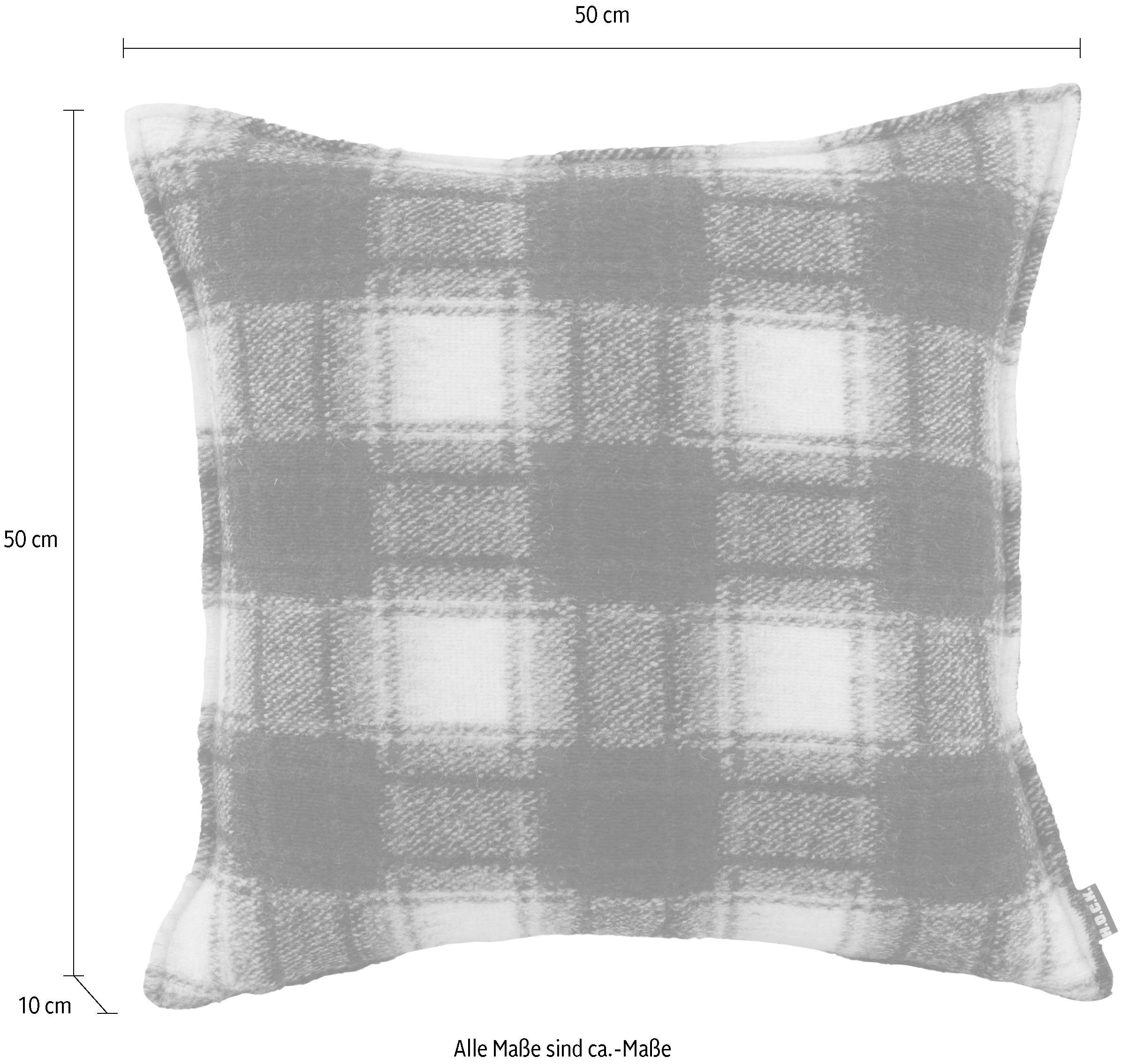 H.O.C.K. Dekokissen »Scorpio«, mit Karomuster, Kissenhülle mit Füllung, 1 Stück