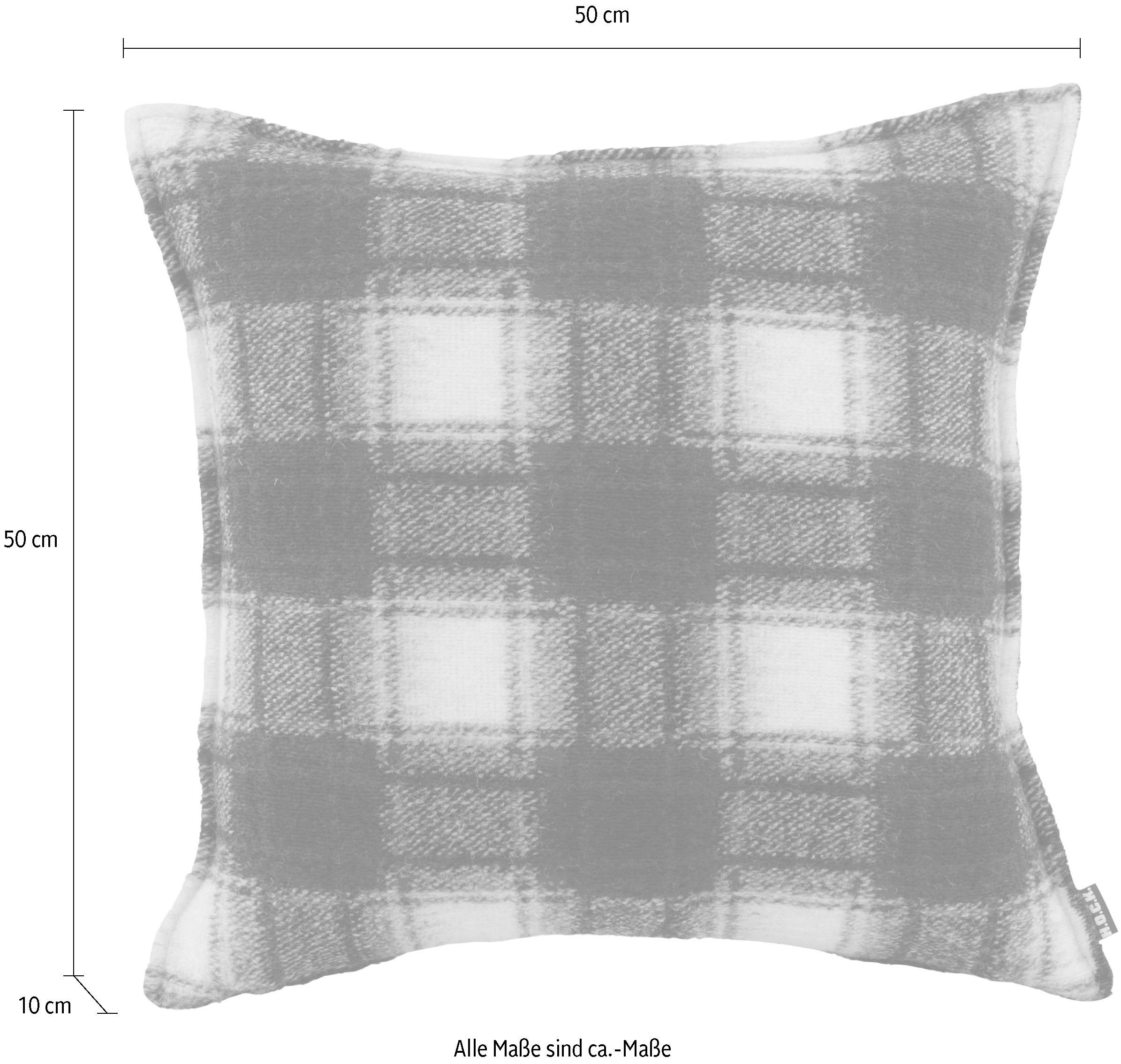 H.O.C.K. Dekokissen "Scorpio" mit Karomuster, Kissenhülle mit Füllung, 1 St günstig online kaufen
