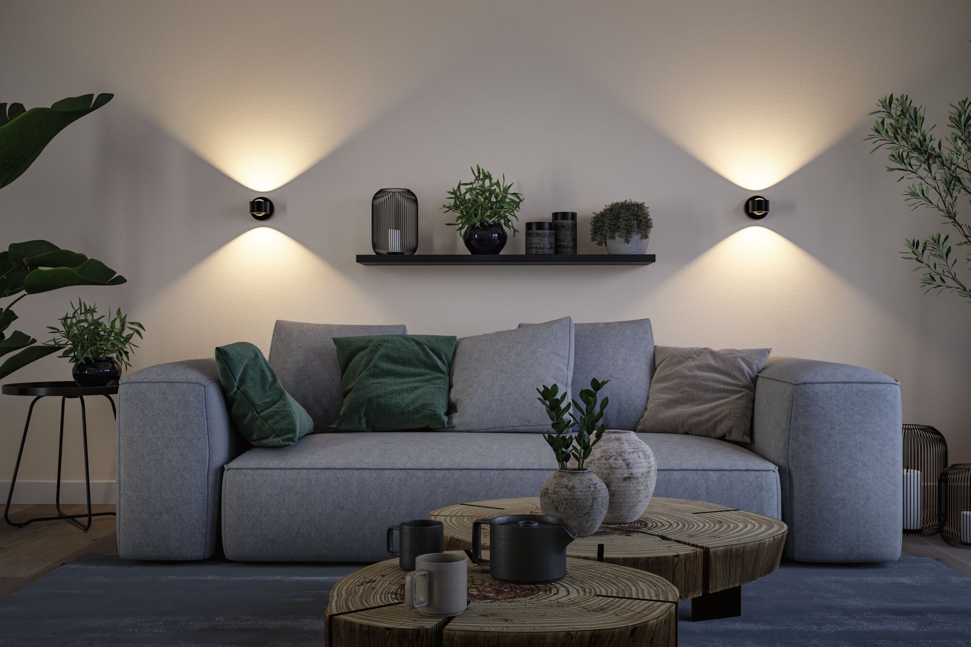 Paulmann LED Wandleuchte »Zorik dim 2,2W« LED-Modul 2 Stk. Dimmbar