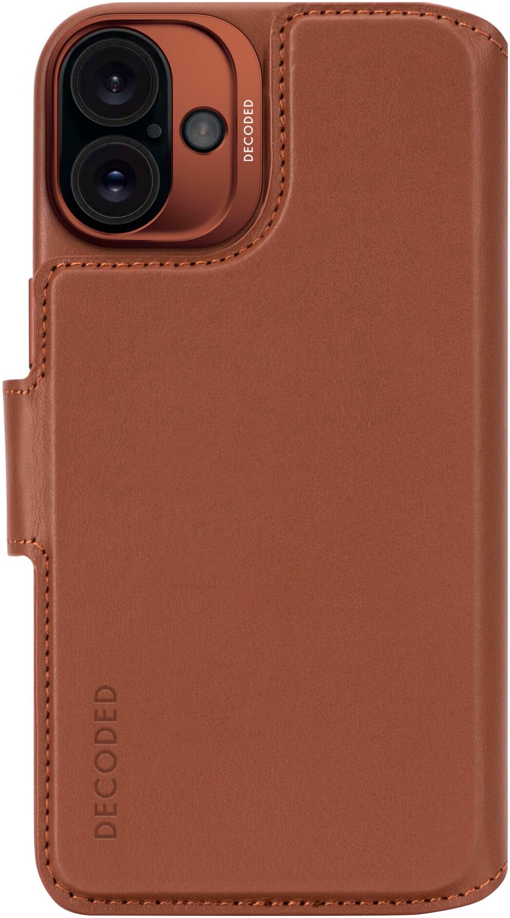 DECODED Smartphone-Hülle »Leather Detachable Wallet iPhone 16 Plus«, Smartphones