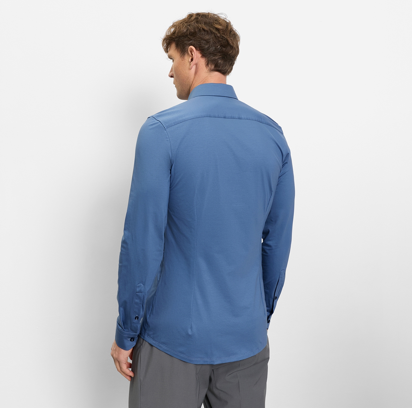 OLYMP Businesshemd »No. Six 24/Seven super slim« in  bequemer Jersey-Qualität