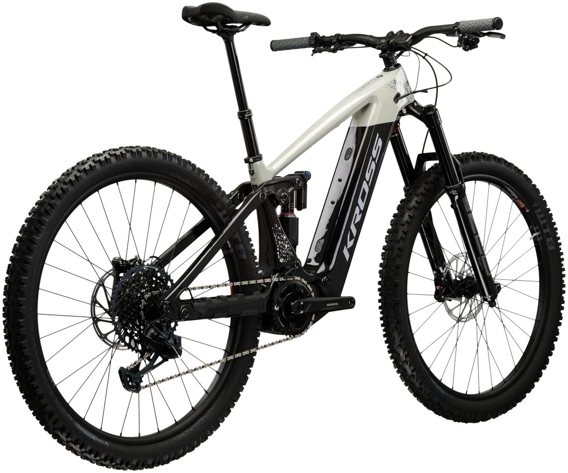 Thumbnail - Kross E-Bike "KROSS E-MTB Moon Boost 1.0 29" grau", 12 Gang, SRAM, GX EAGLE, Mittelmotor 250 W