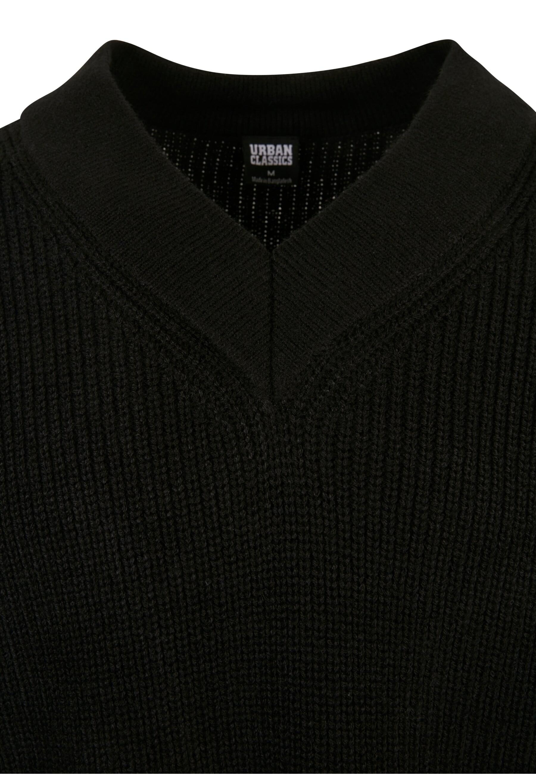 URBAN CLASSICS Strickpullover »Urban Classics Herren V-Neck Cardigan«, (1 tlg.)