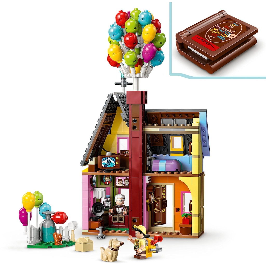 LEGO® Konstruktionsspielsteine »Carls Haus aus „Oben“ (43217), LEGO® Disney and Pixar«, (598 St.), Made in Europe