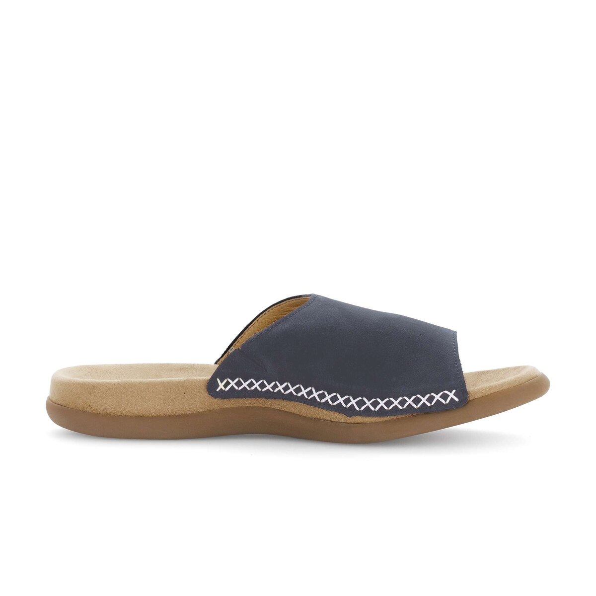 Pantolette GABOR "Pantolette", Damen, Gr. 40, blau, Schuhe Pantolette 5