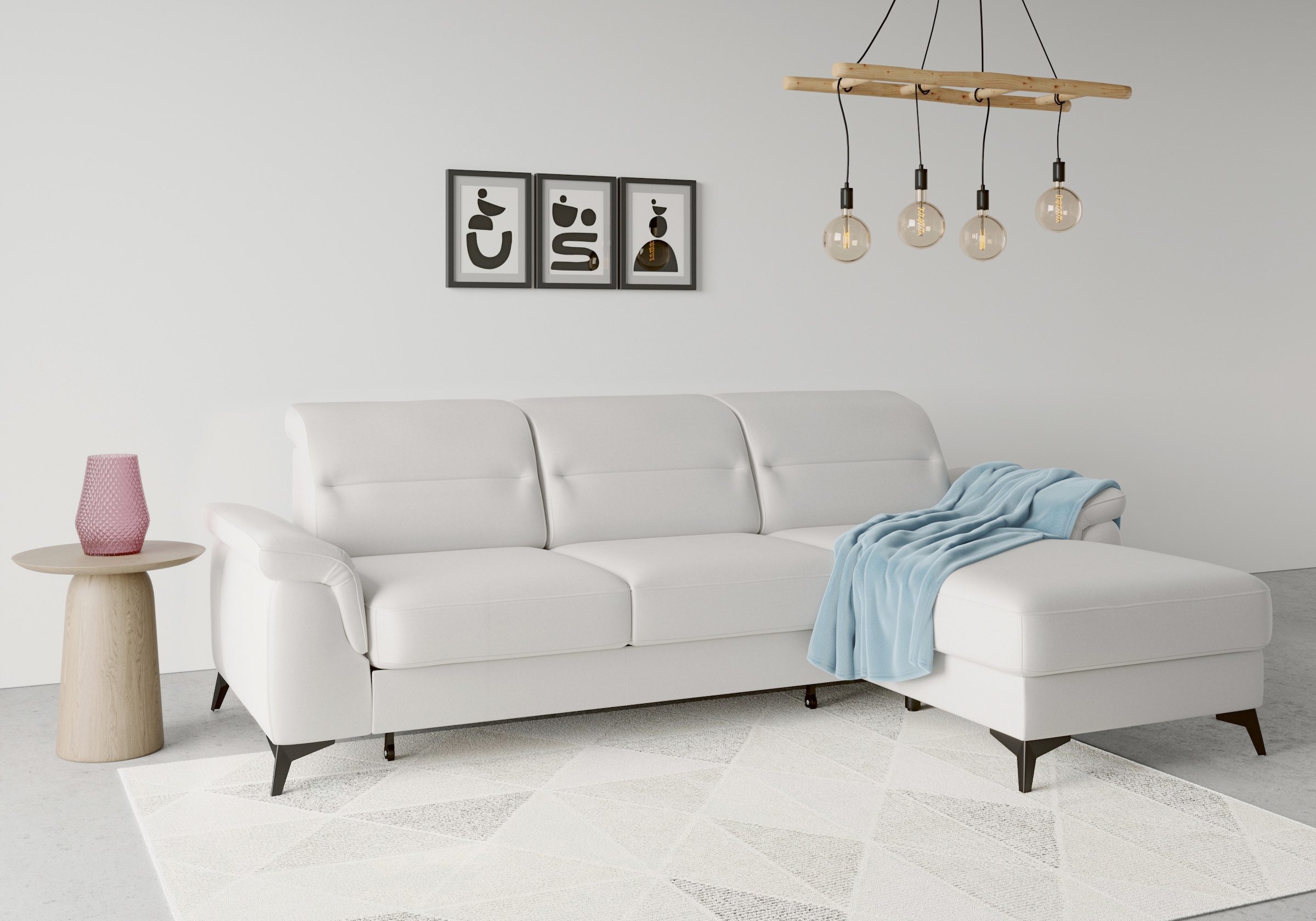 sit&more Ecksofa "Sinatra L-Form", mit Recamiere, optional mit Kopfteilvers günstig online kaufen