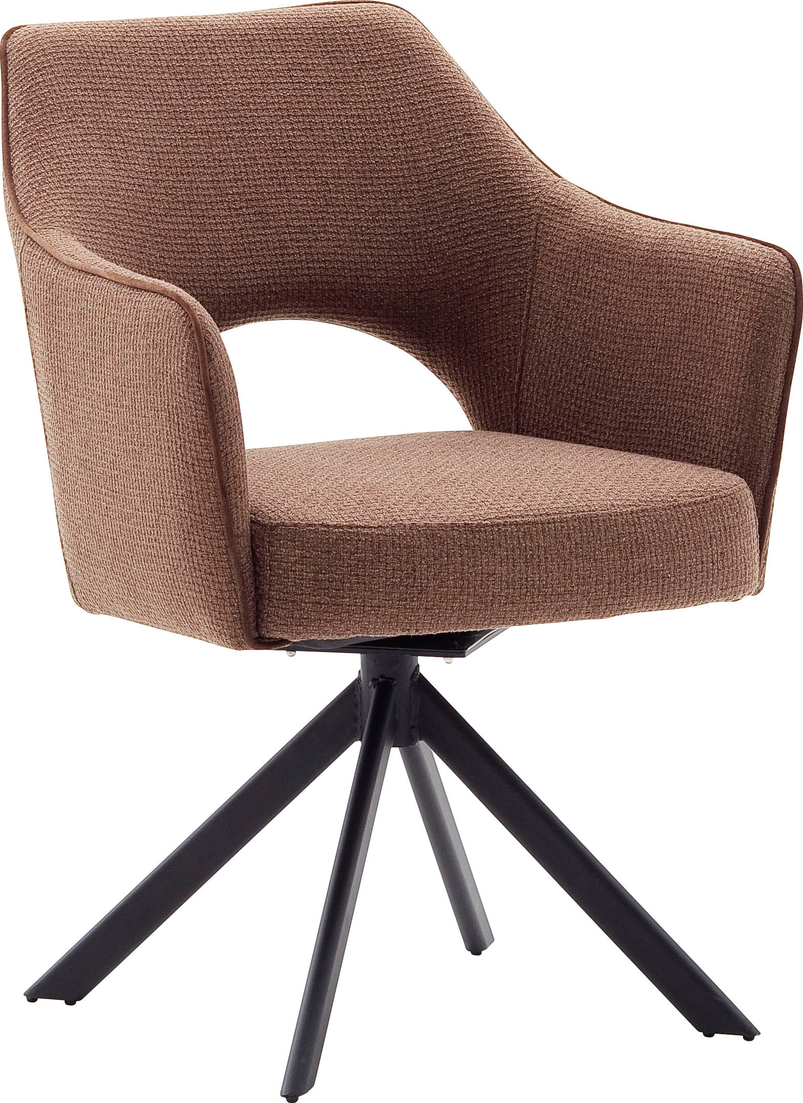 MCA furniture BAUR mit Nivellierung »Tonala«, (Set), | kaufen St., 4-Fußstuhl grob, 2 Velourstoff 180° drehbar