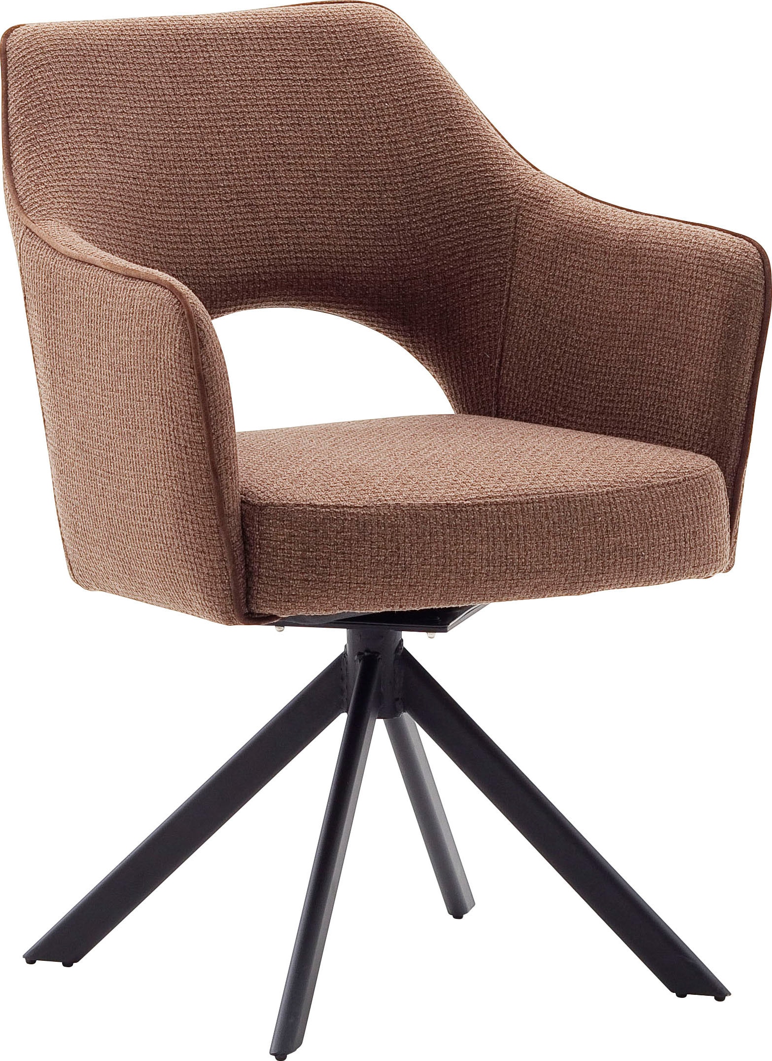 MCA furniture 4-Fußstuhl "Tonala" (Set) 2 Stk. Velourstoff grob (2er-Set), günstig online kaufen