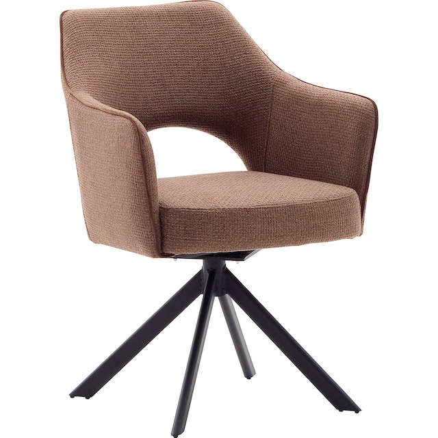 MCA furniture 4-Fußstuhl »Tonala«, (Set), 2 St., Velourstoff grob, mit Nivellierung  180° drehbar kaufen | BAUR