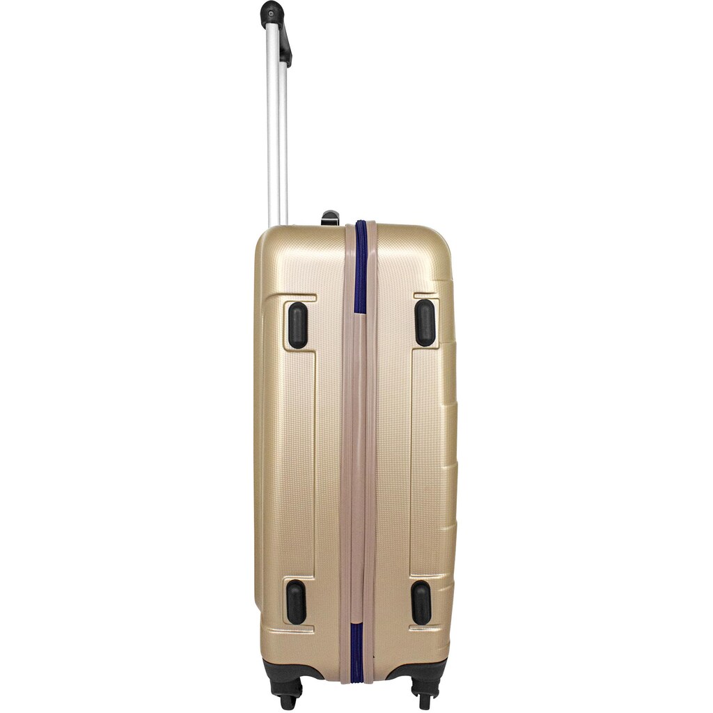 F23™ Hartschalen-Trolley »Wave 3.0, 68 cm, ricegold«, 4 Rollen