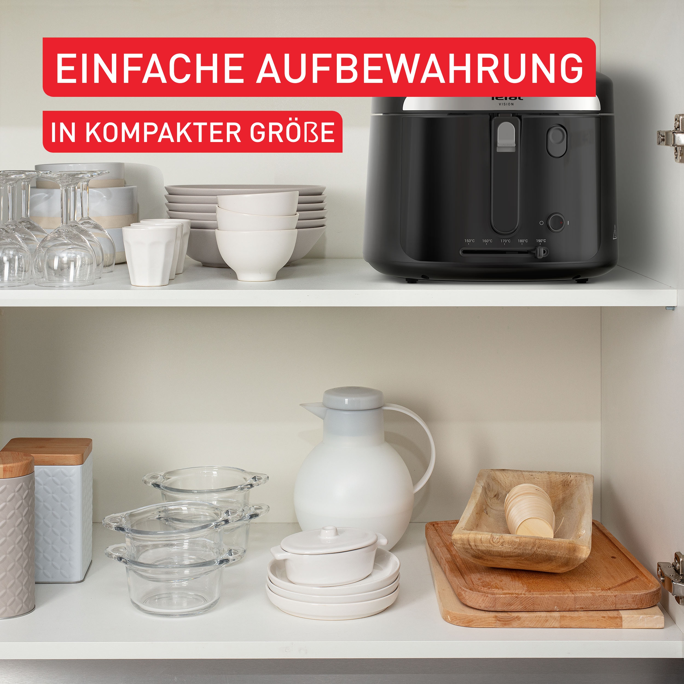 Tefal Fritteuse »Vision« 1900 W Fassungsvermögen 2,1 l