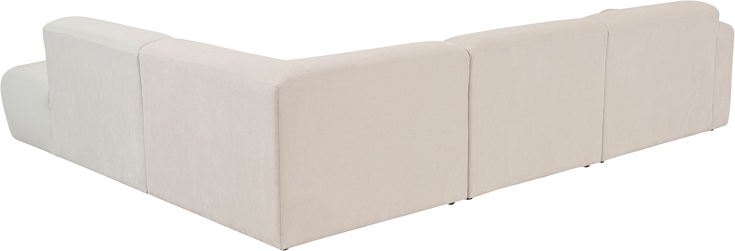 andas Ecksofa »Myrland«, Breite 241 cm, Chenille, Easy Clean Stoff, mit Kaltschaum