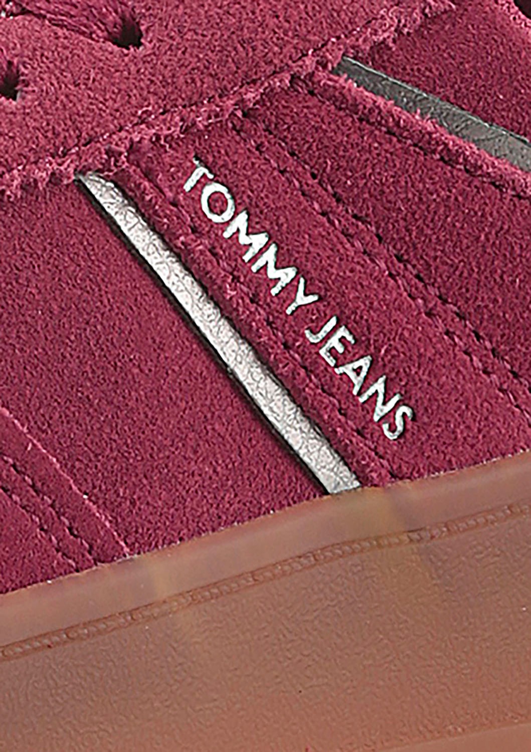 Tommy Jeans Plateausneaker "THE GREENWICH FLATFORM ELEVATED", Schnürschuh, günstig online kaufen