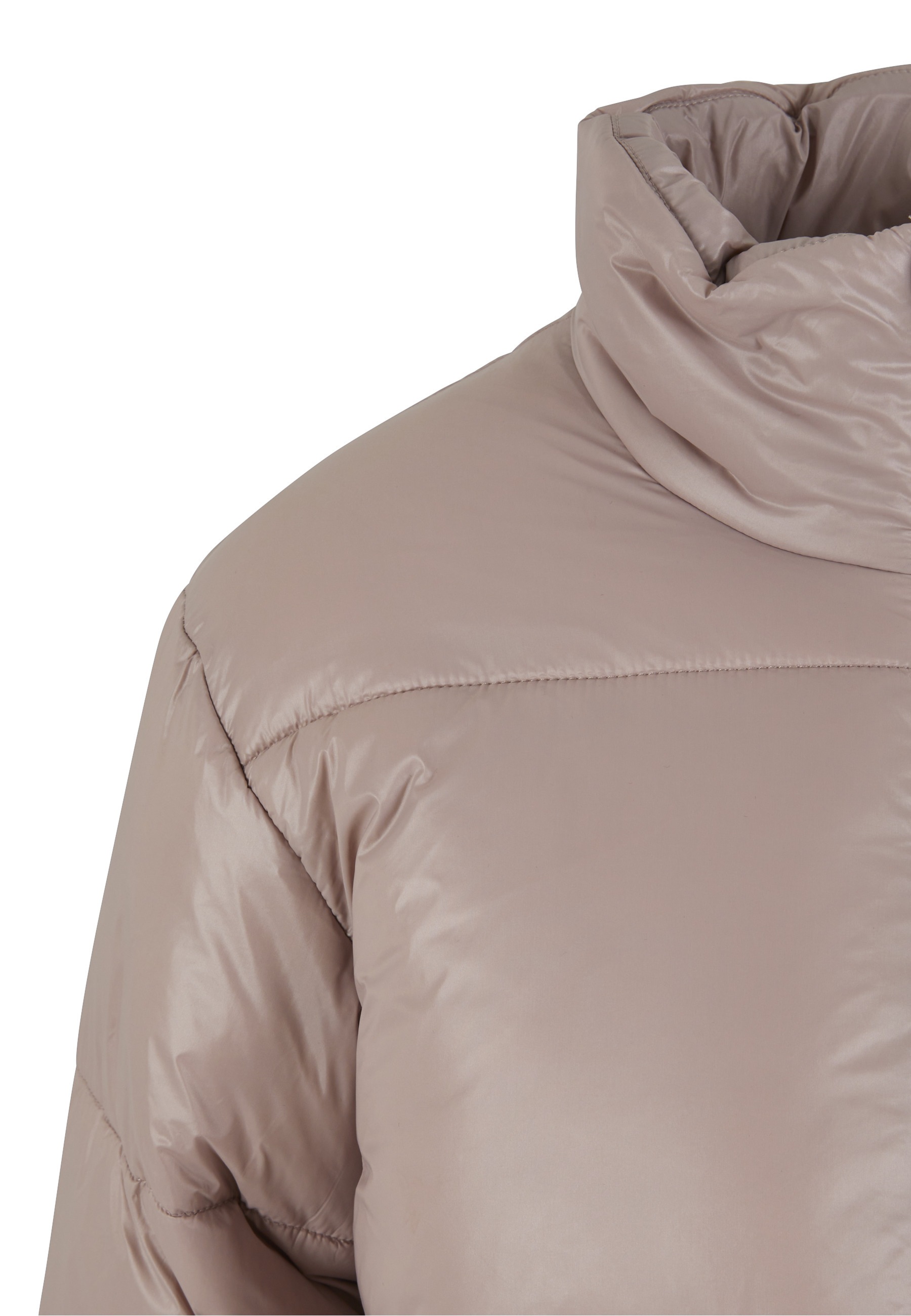 URBAN CLASSICS Winterjacke »Urban Classics Ladies Recycled Short Shiny Puffer Jacket« 1 Stk. tlg. ohne Kapuze