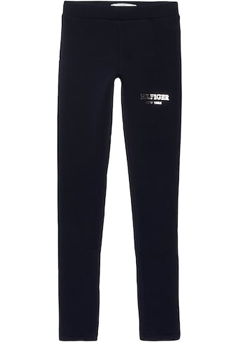 TOMMY HILFIGER Leggings »MONOTYPE LEGGING« su silberf...