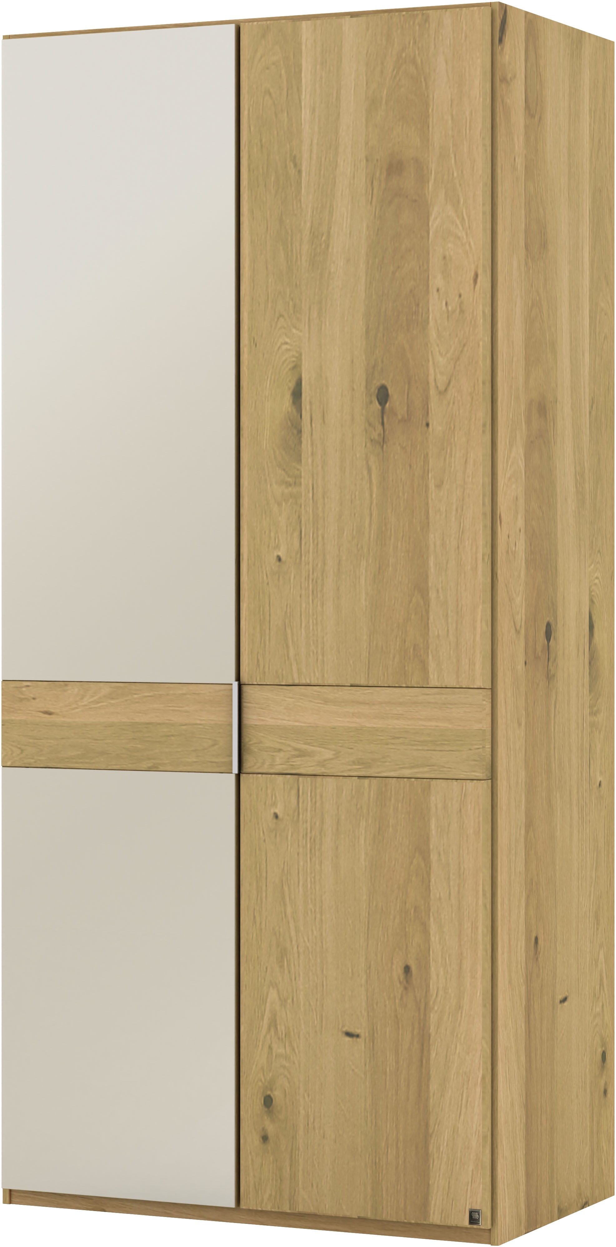 Thumbnail - Musterring Kleiderschrank "Savona, Kleiderschrank, Schrank, Garderobe, teilmassiv Eiche" mit Türdämpfern, mit Spiegel od...