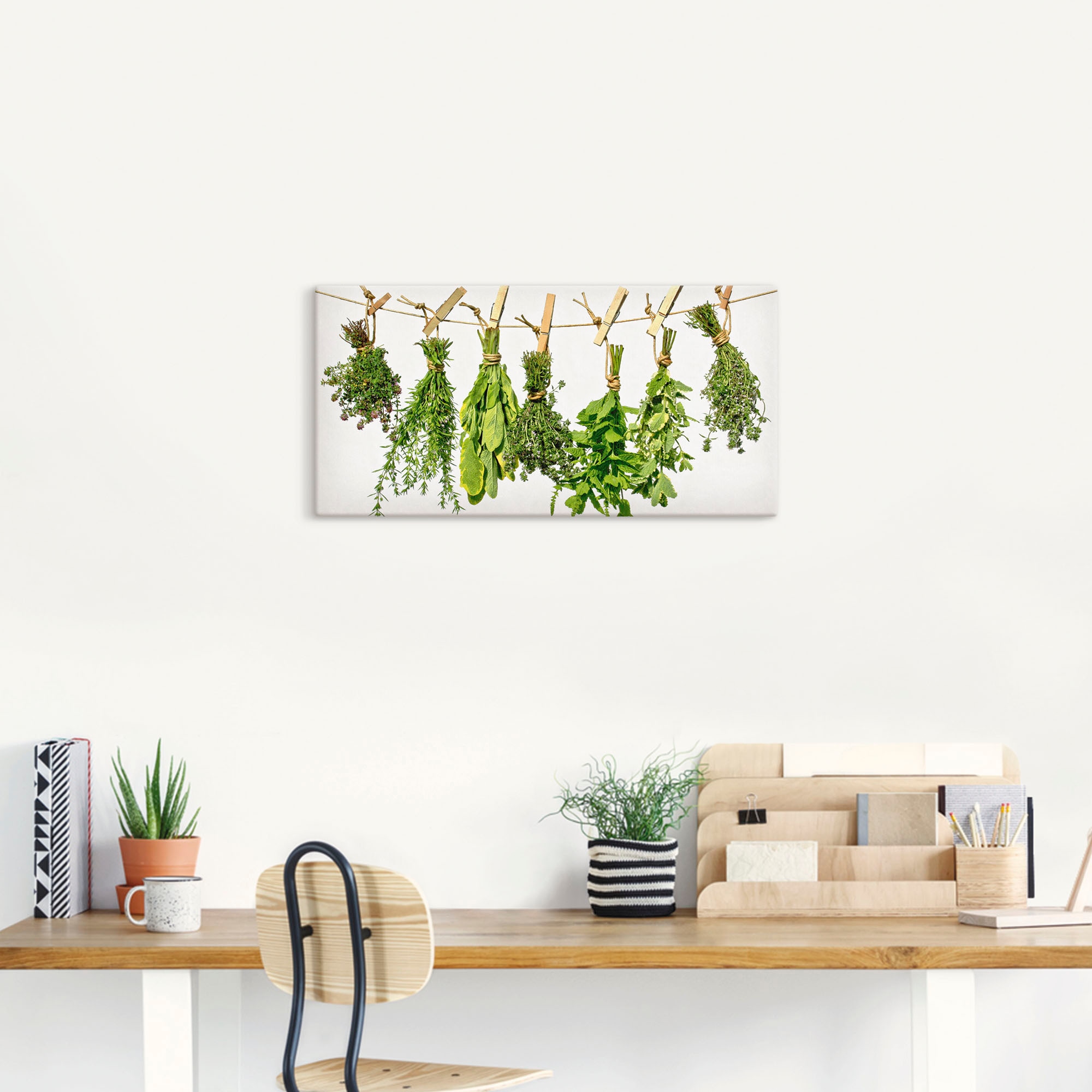 Thumbnail - Artland Wandbild "Kräuter" Pflanzen 1 Stk. tlg. als Alubild, Outdoorbild, Leinwandbild, Poster, Wandaufkleber