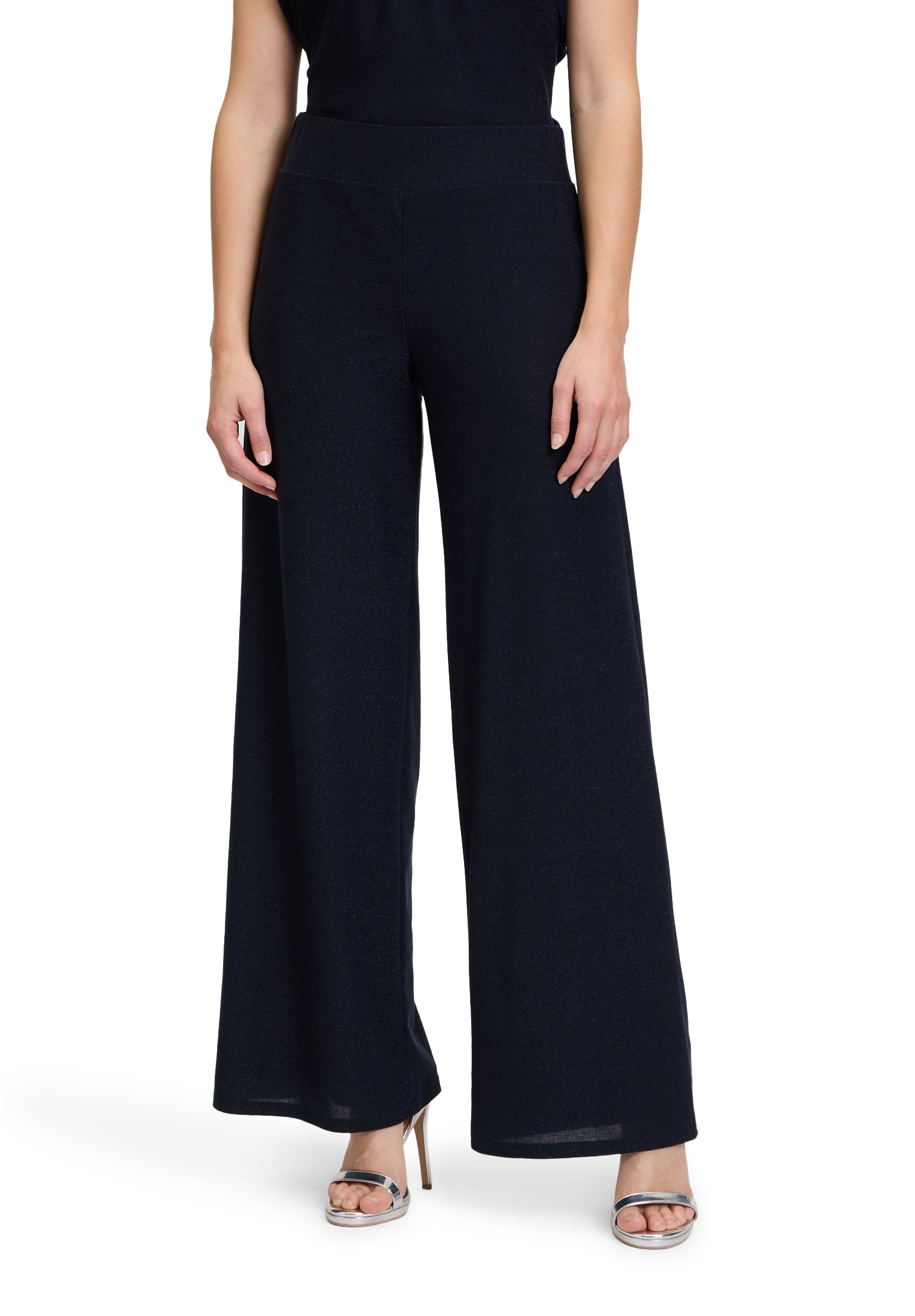 Vera Mont Stoffhose "Vera Mont Damen Modern fit Hose mit weitem Bein", Glit günstig online kaufen
