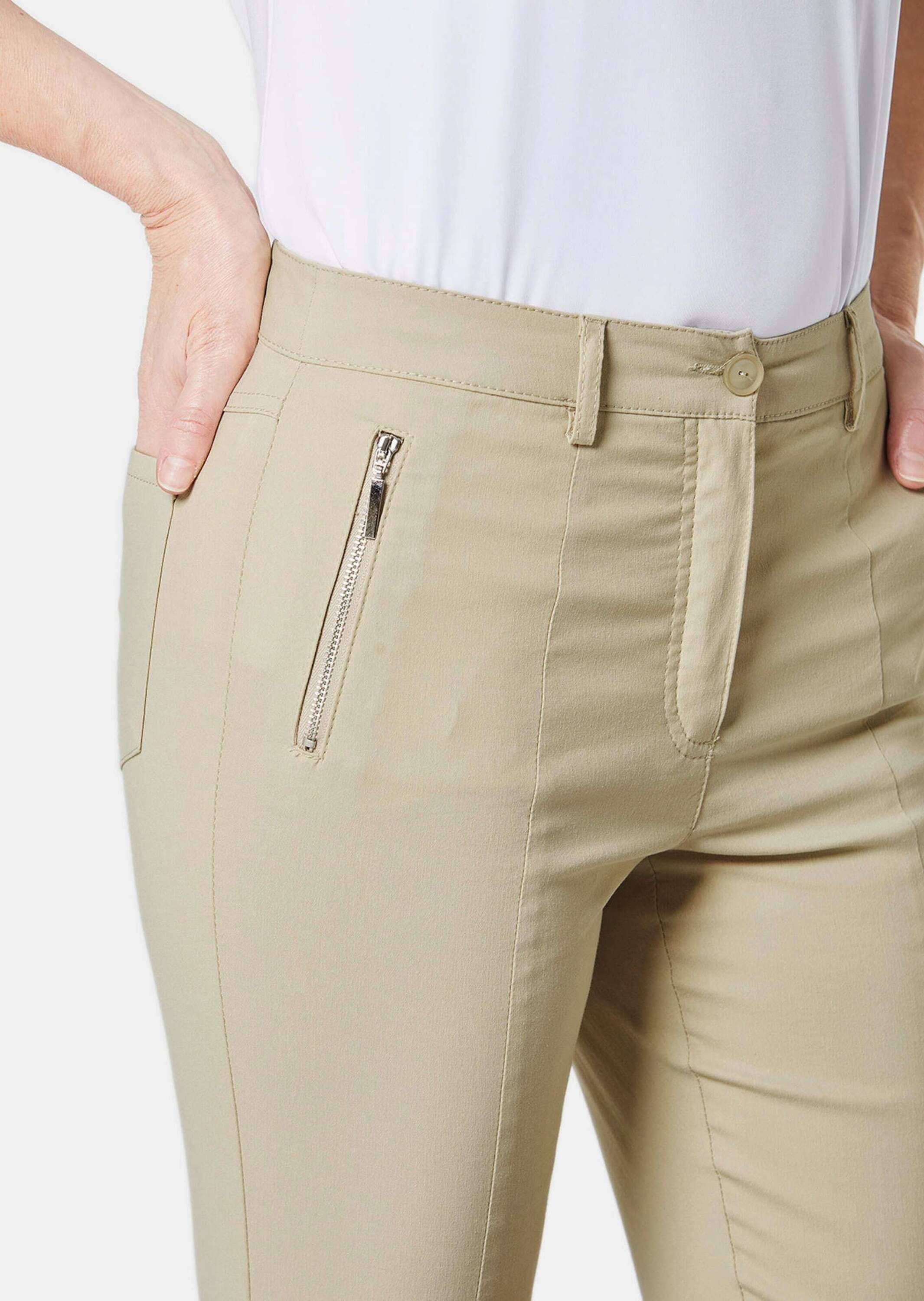 GOLDNER 7/8-Hose »Kurzgröße Elastische Hose mit extra Nähten«