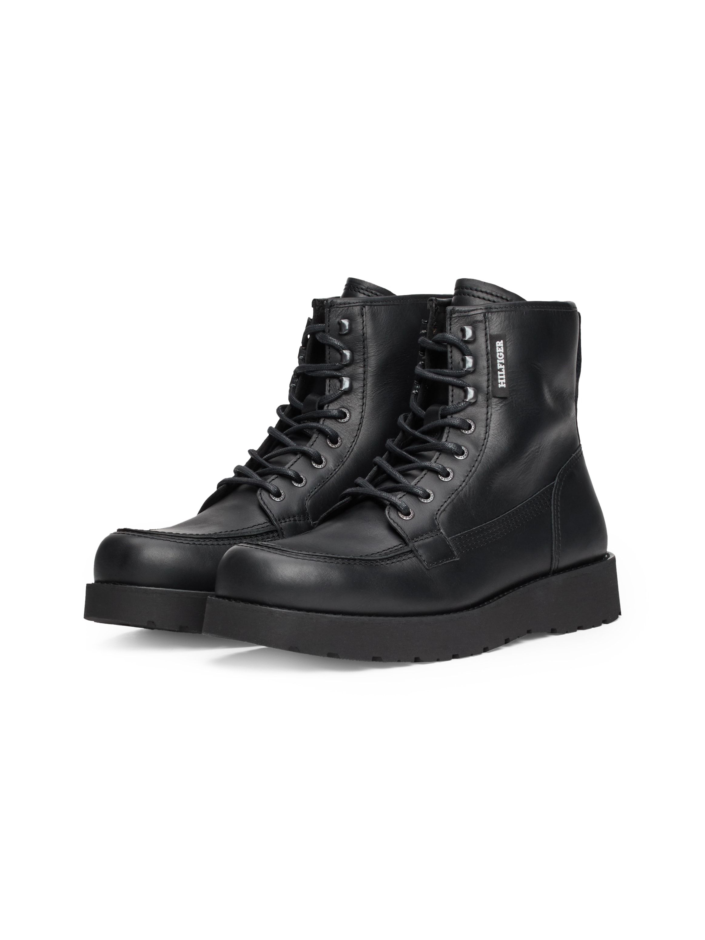 Schnürboots »TH AMERICAN PREM CHECK LTH BOOT«, Plateau, Herbstmode, Schnürstiefelette...