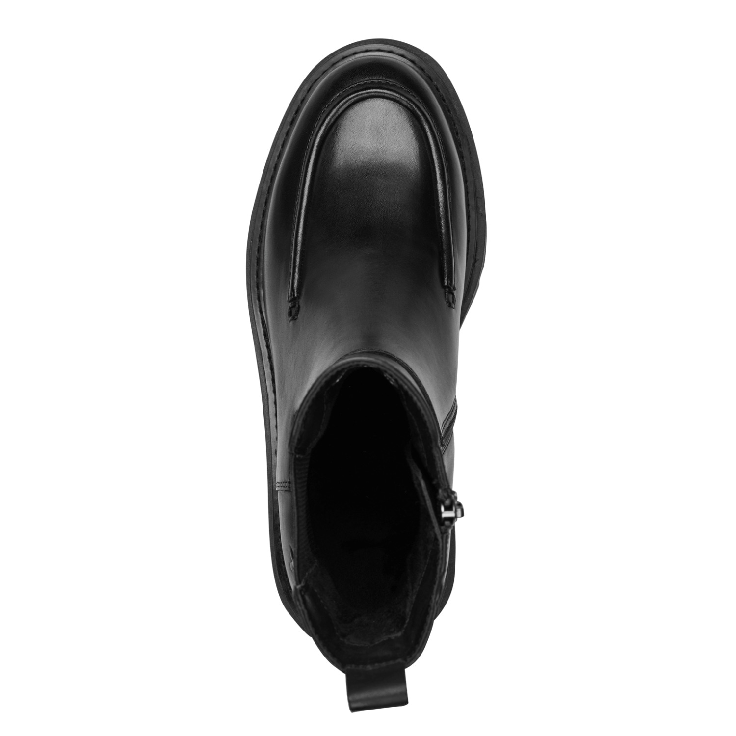 Tamaris Chelseaboots  Blockabsatz, Stiefelette mit angesagter Mokassinnaht