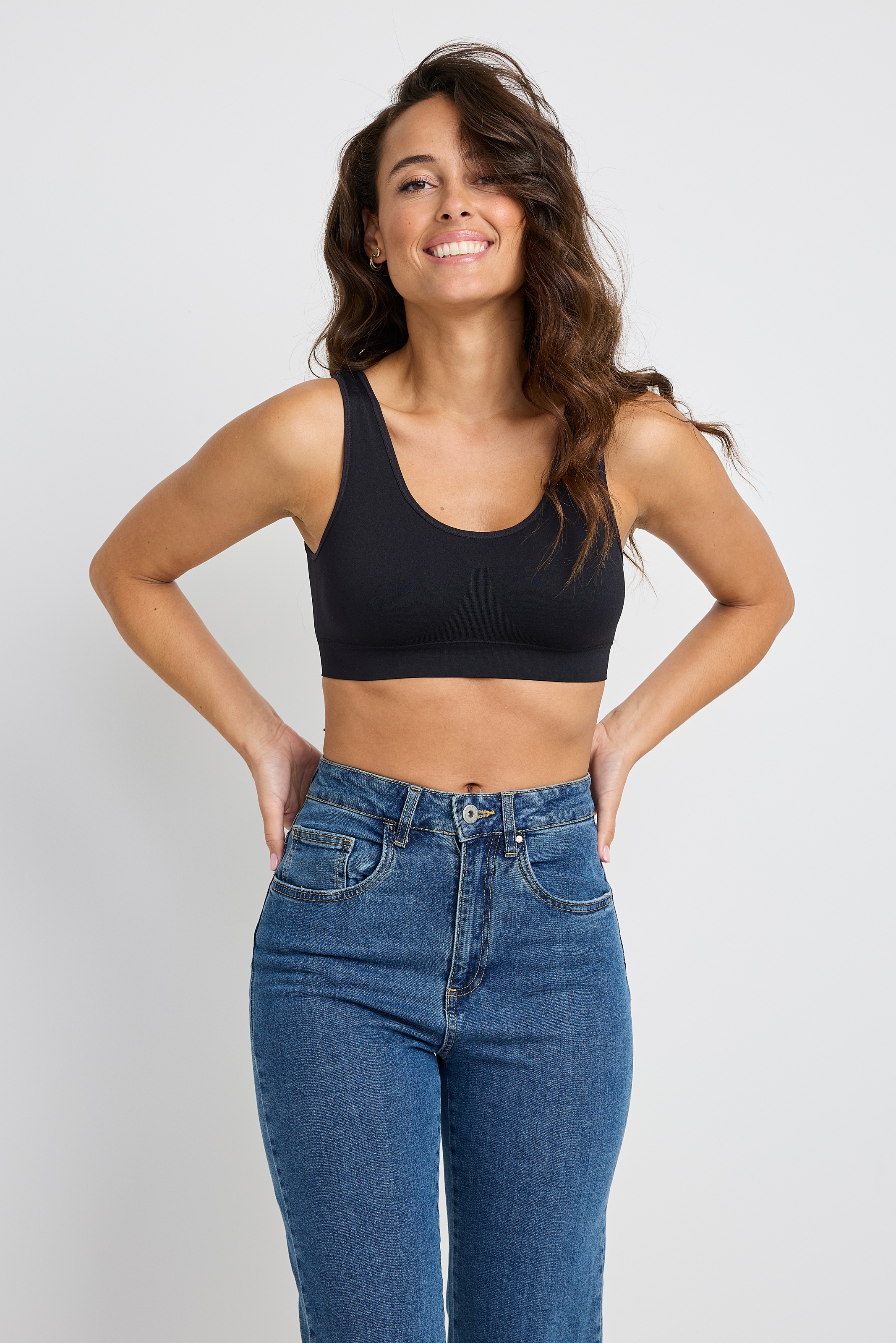 Jockey Bralette »SEAMFREE STRETCH«, Rundhals, breite Träger, ohne Seitennähte