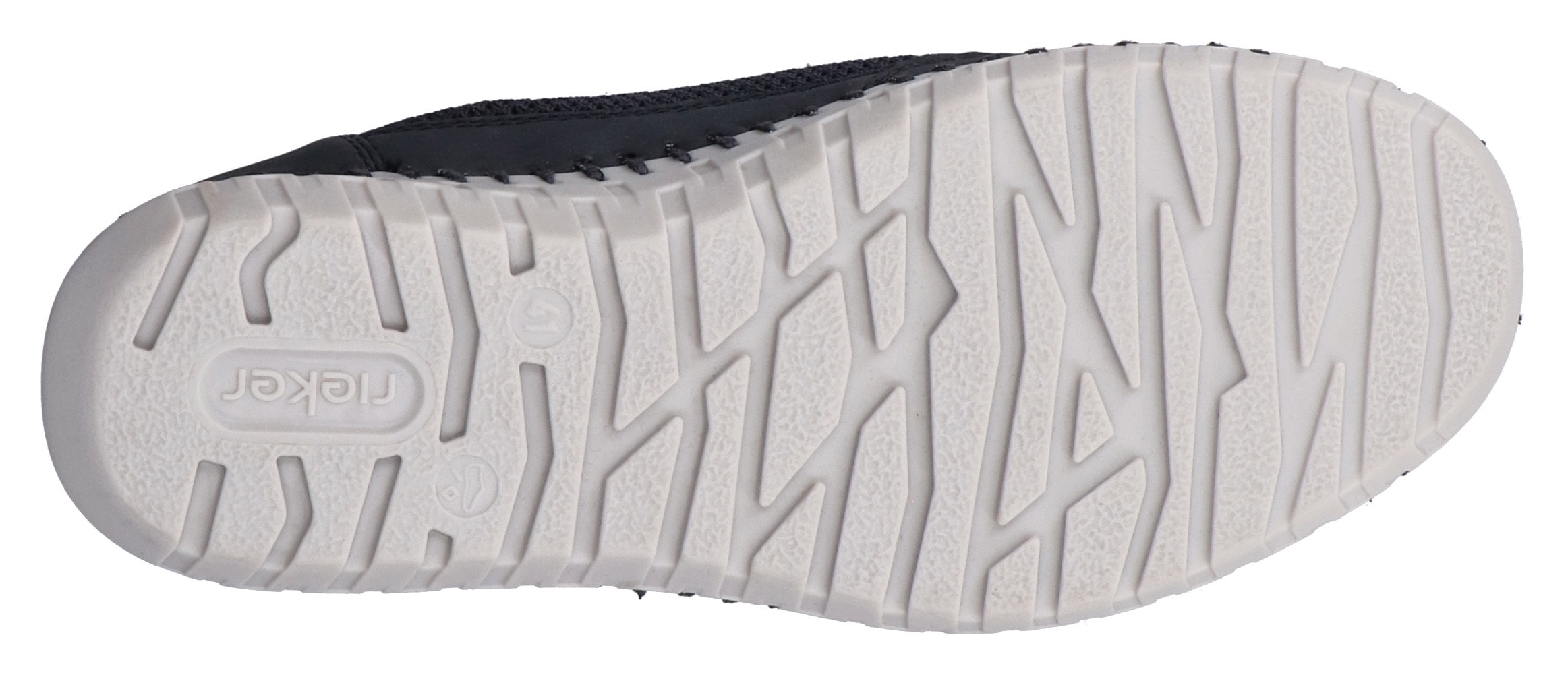 Rieker Slip-On Sneaker, Slipper, Schlupfschuh, Freizeitsneaker mit elastischem Einstieg