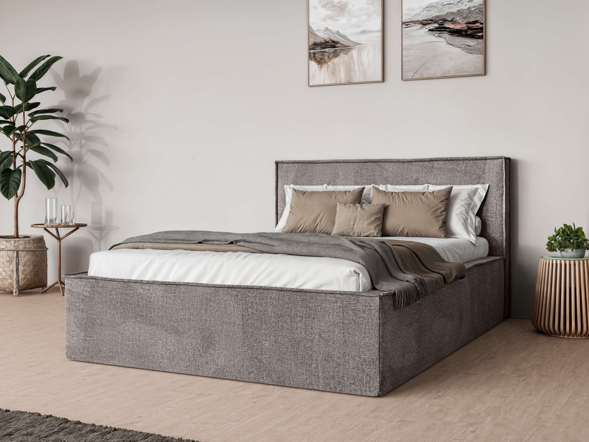 Home affaire Polsterbett "Östavall wahlweise mit Matratze und Topper, in zw günstig online kaufen