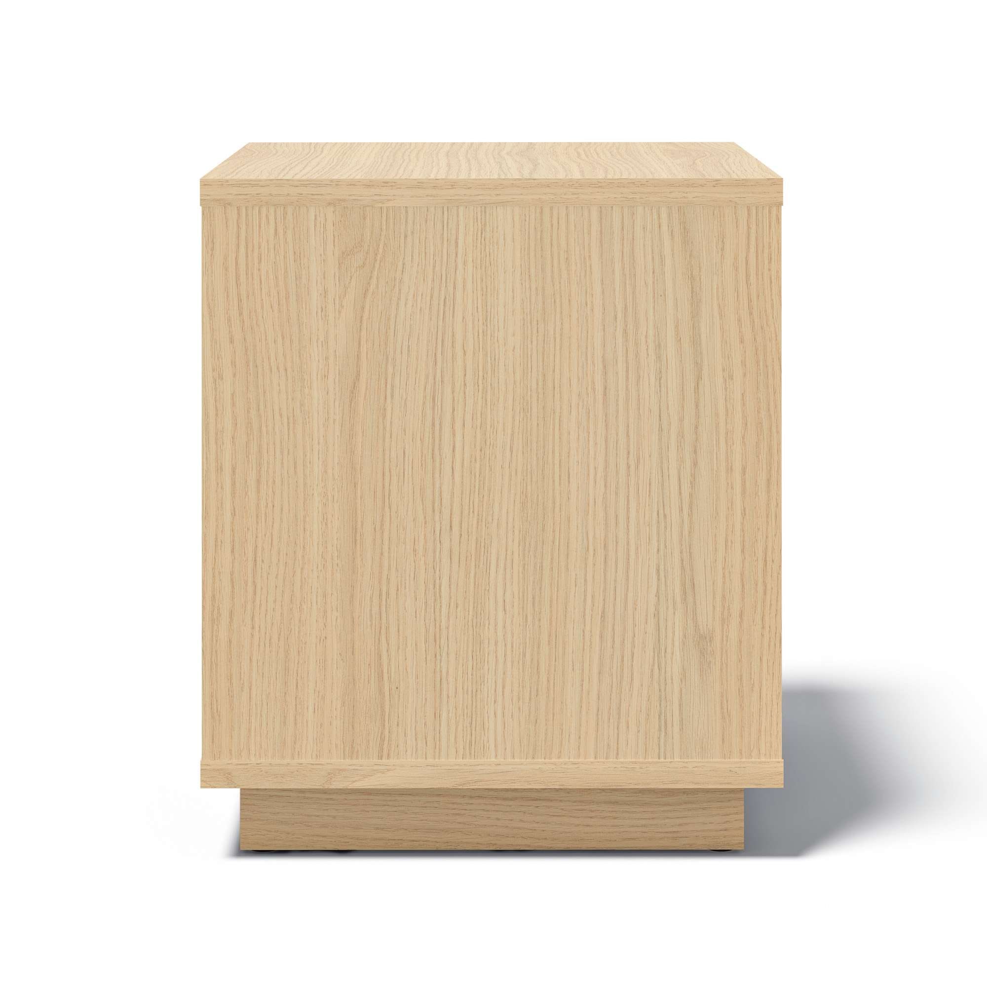 TemaHome Beistelltisch »ELLA Sofatisch, Regal, Eichefurnier & Weiss, Aufbewahrung,«, vielsitige Ablagen, Breite 40 oder 70 cm
