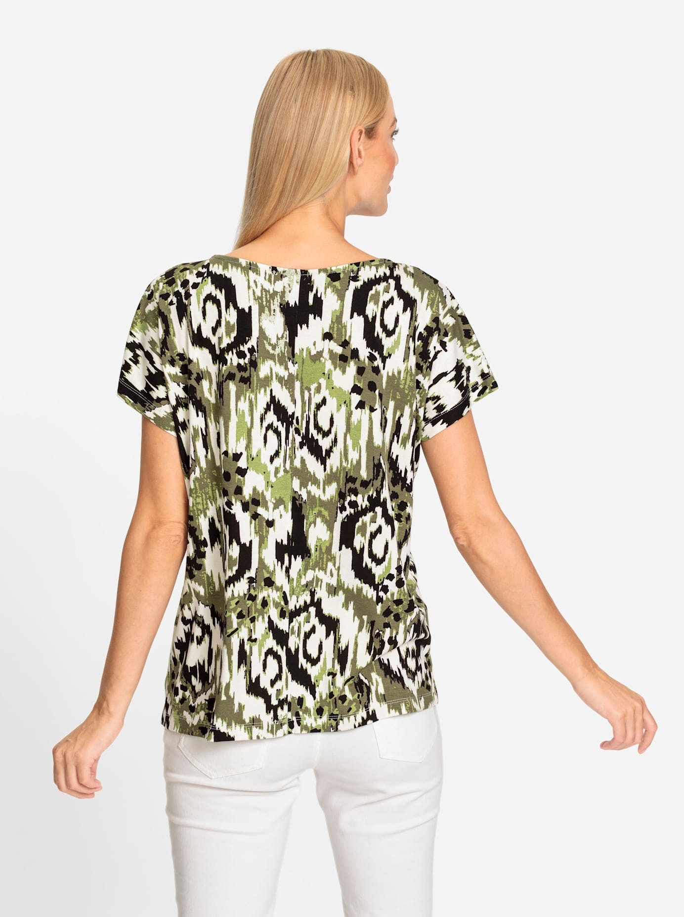 heine Rundhalsshirt »Druck-Shirt«, (1 tlg.)
