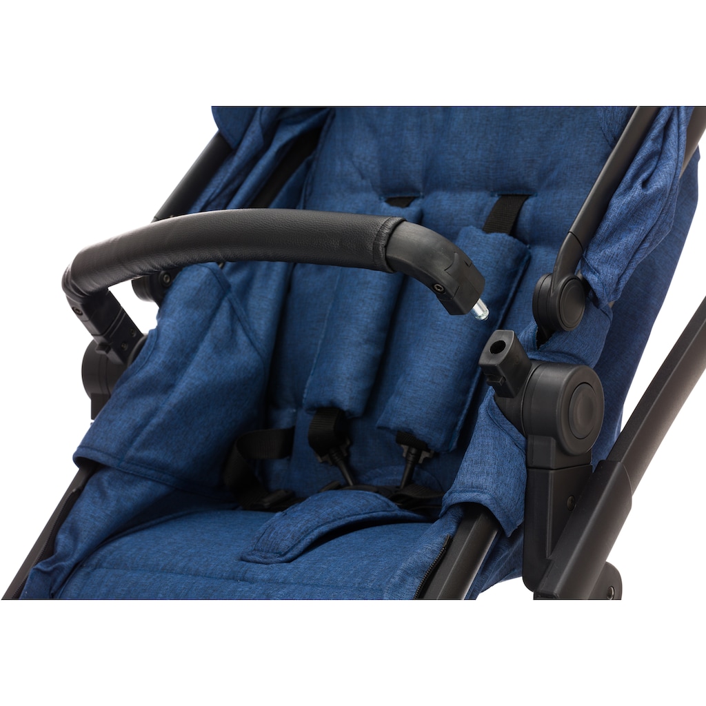 Fillikid Kombi-Kinderwagen »Panther, blau/melange«, 22 kg