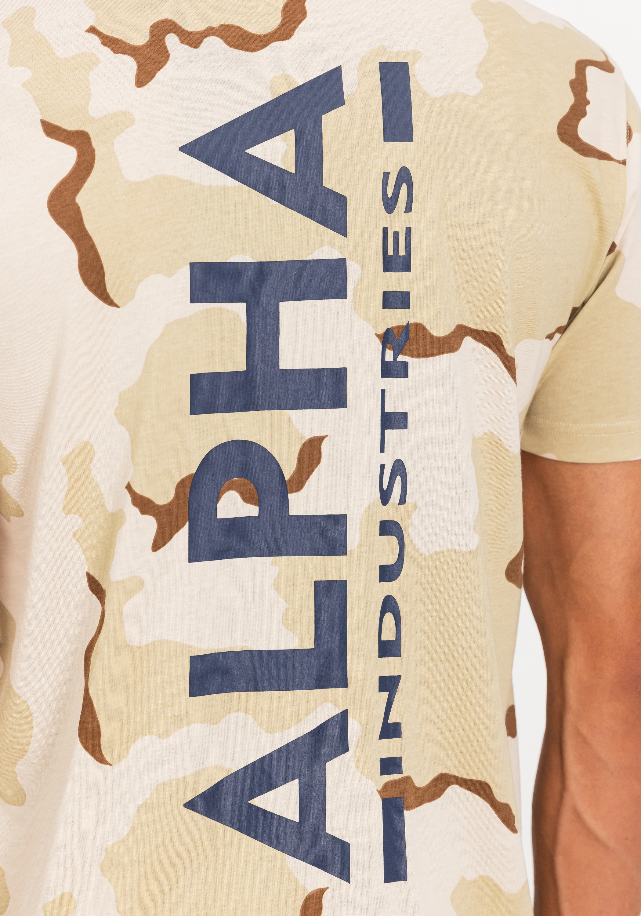 Alpha Industries T-Shirt »Backprint T-Shirt Camo«