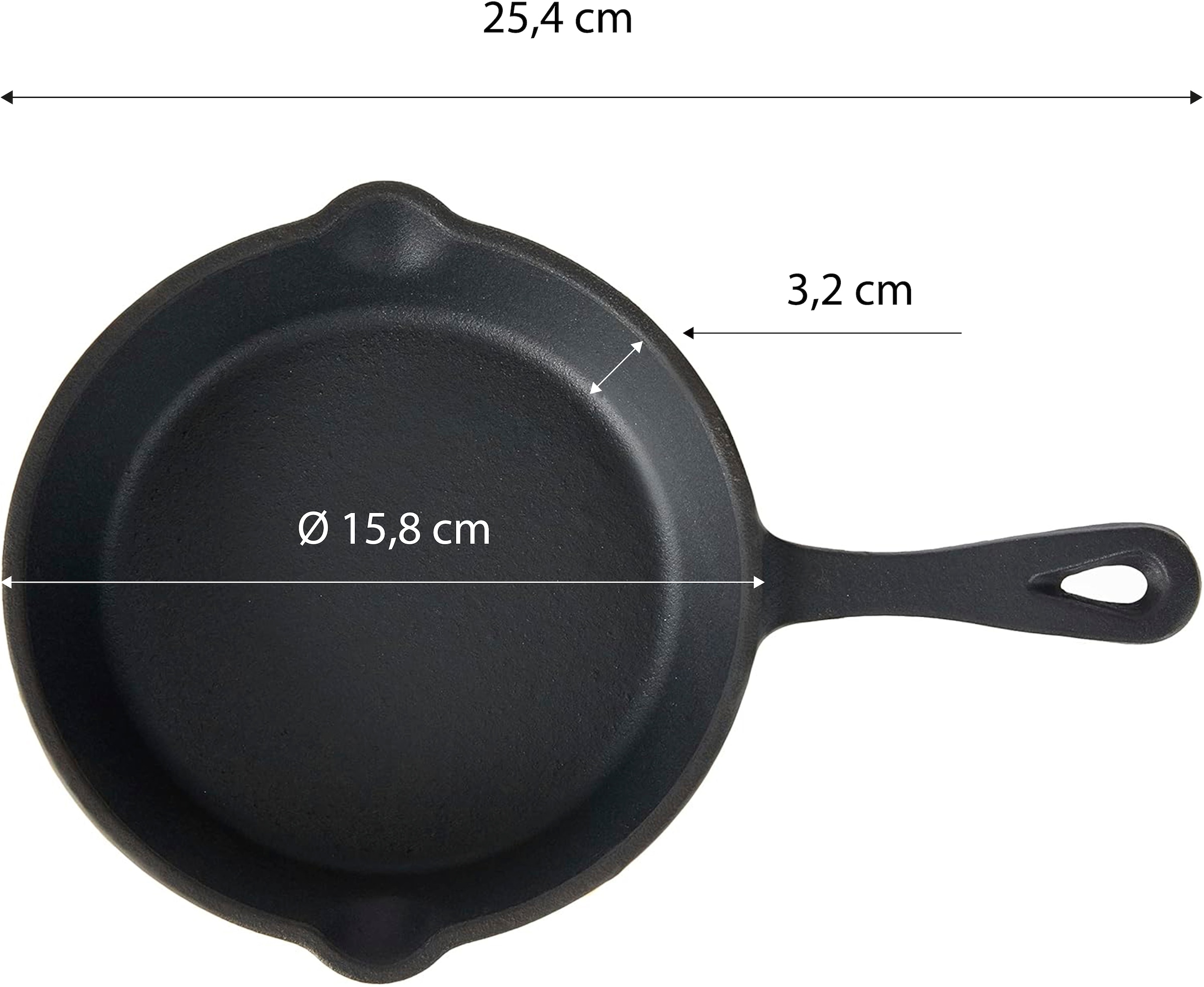 ECHTWERK Servierpfanne »2x Pfännchen« Gusseisen Set, 2 Stk. tlg. inkl. dekorativem Servierbrett, bereits eingebrannt