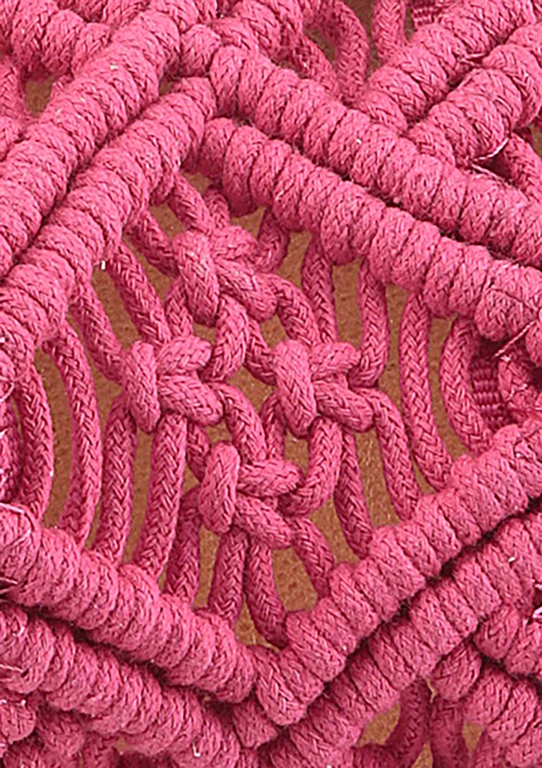VERBENAS Pantoffel »Raga Knots Digital«, Sommerschuh, Schlappen, Hausschuh in gehäkeltem Look