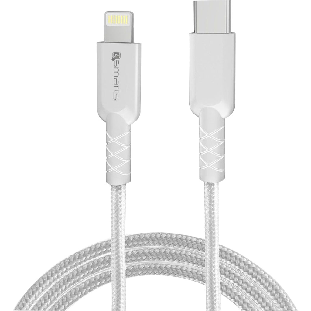 4smarts Smartphone-Ladegerät »Schnelllade-Set 20W mit 1,5m Lightning Kabel f. iPhone«, (150 cm Lightning Kabel für iPhone 11 12 13 14 Pro Max Mini SE iPad)