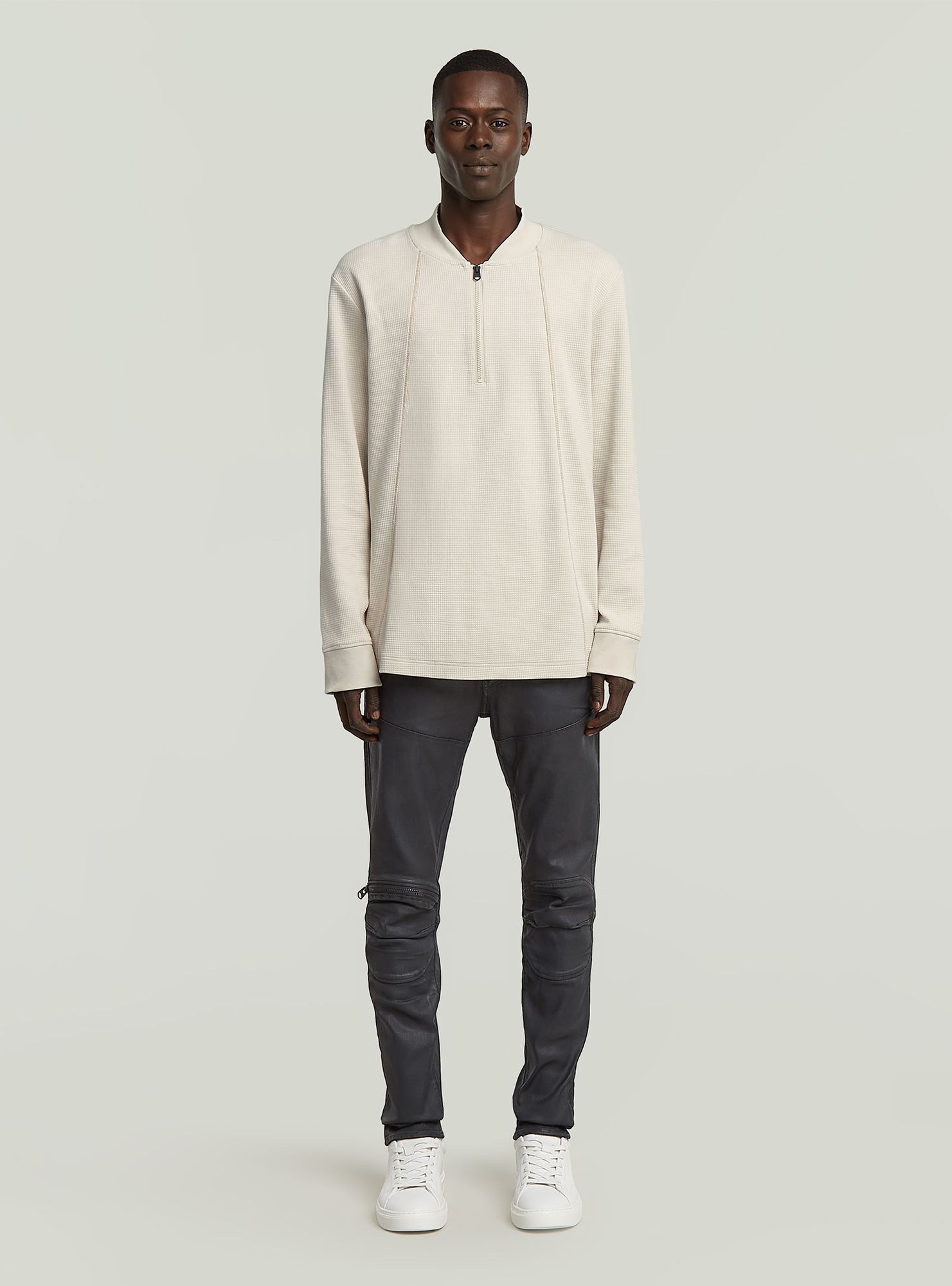 G-STAR T-Shirt »Tweeter A-Line Half Zip T-Shirt«