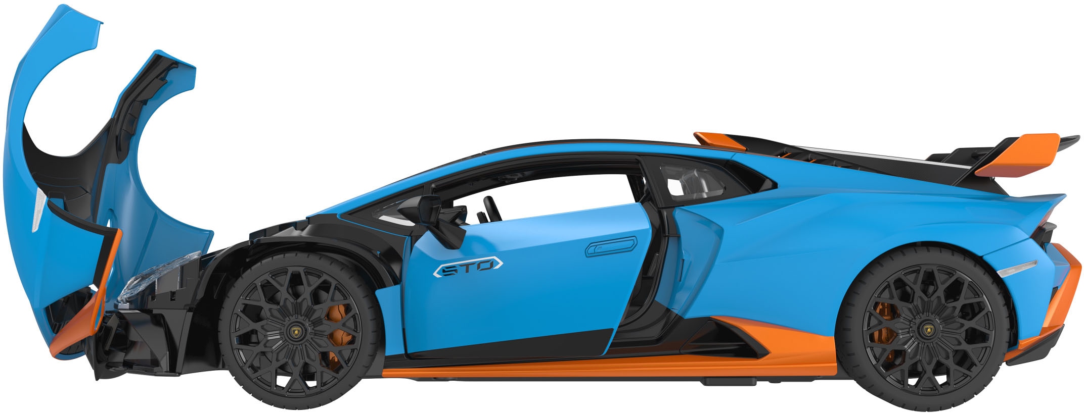 Jamara RC-Auto »Lamborghini Huracán STO 1:14, blau, 2,4GHz«, mit LED-Licht; offiziell lizenziert