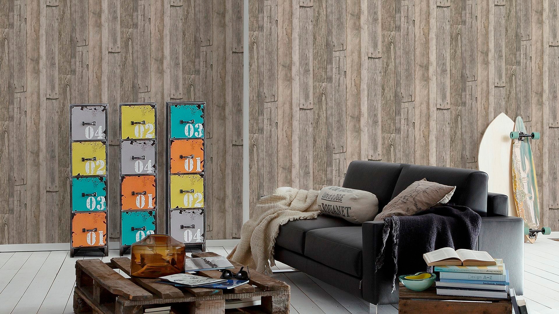 Papier peint Wood'N Stone 2Elements 2 - AS-959312
