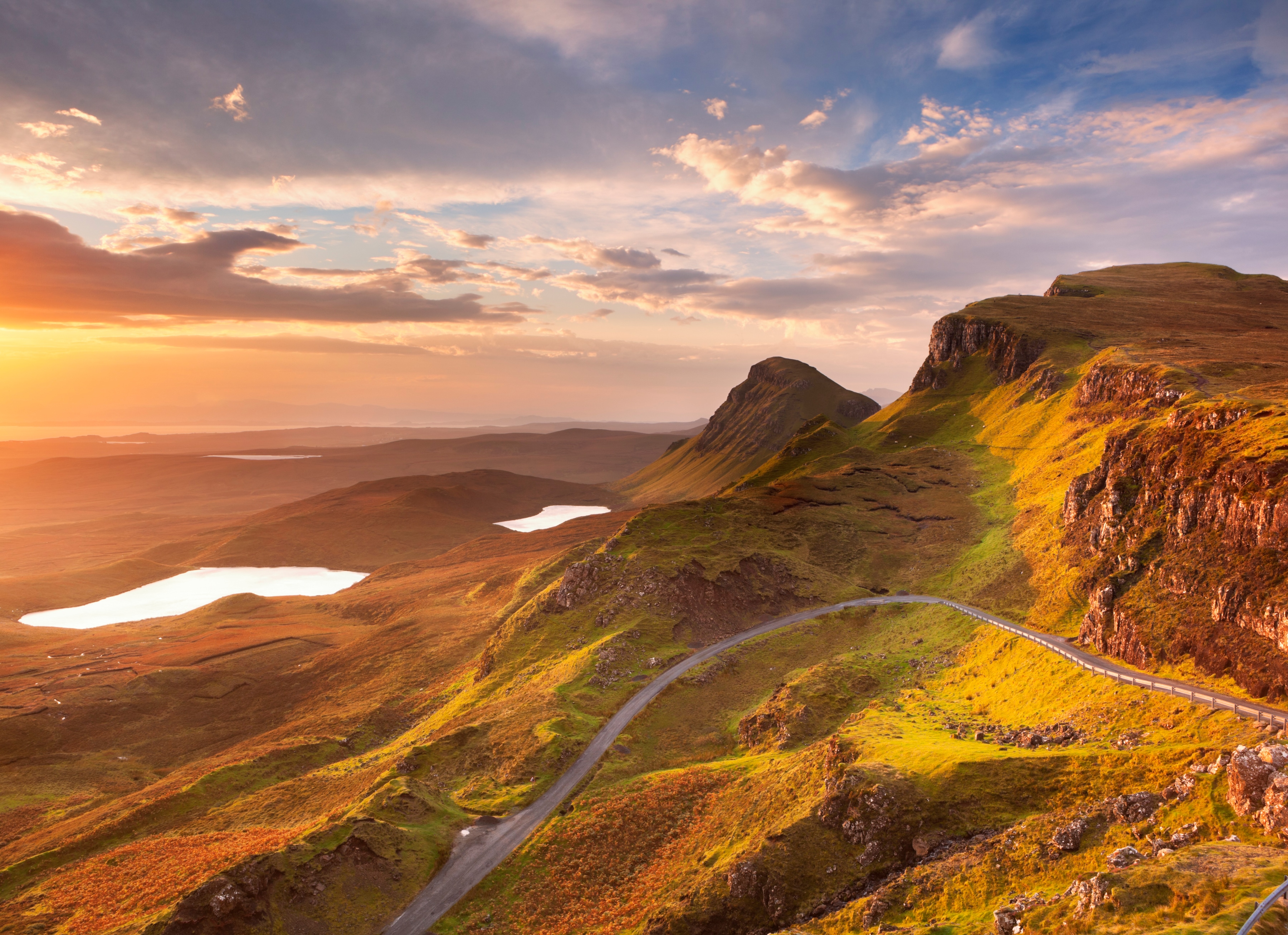 Papermoon Fototapete "Sunrise at Quiraing Isle" glatt