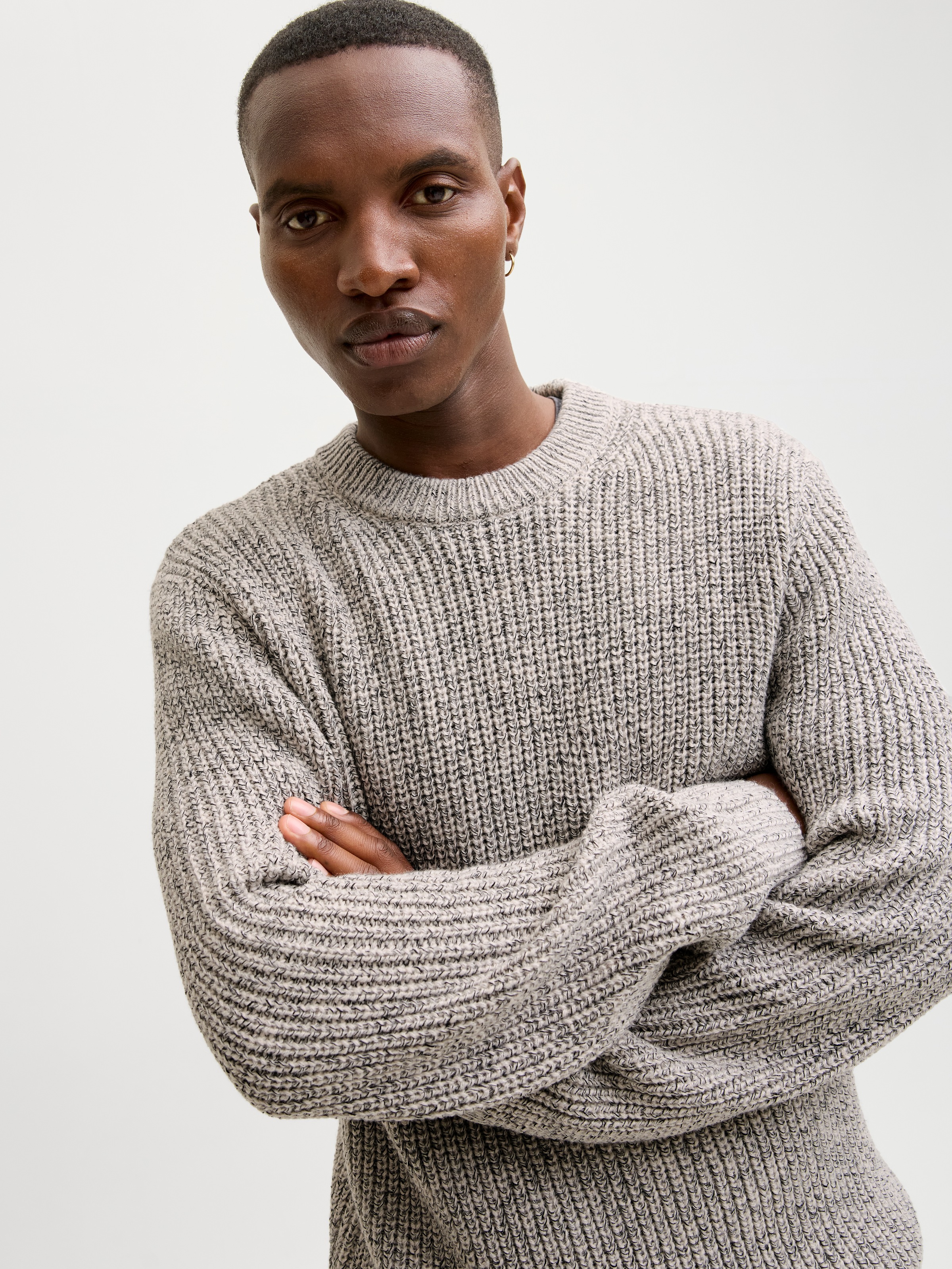 Jack & Jones Strickpullover "JORBLEECKER KNIT CREW NECK BF" günstig online kaufen